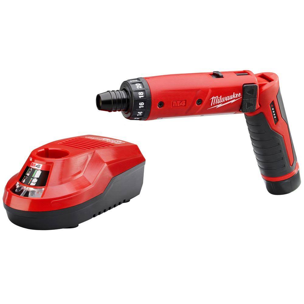 Milwaukee 2101-21 Cordless Screwdriver Kit. 4 V. 0.25(1)