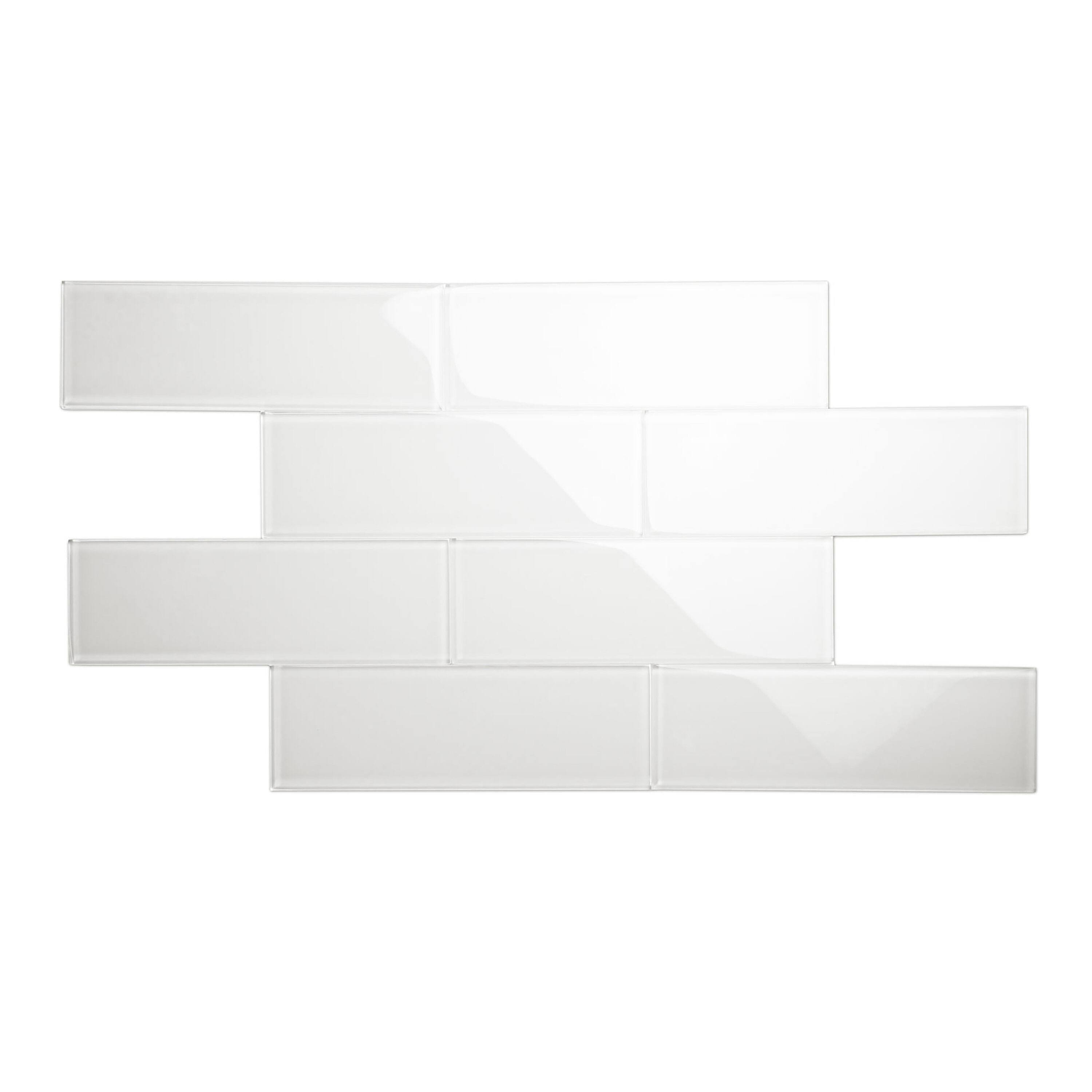 Giorbello Alabaster 4x12 Glass Subway Tile - 5 Sq. ft. Case