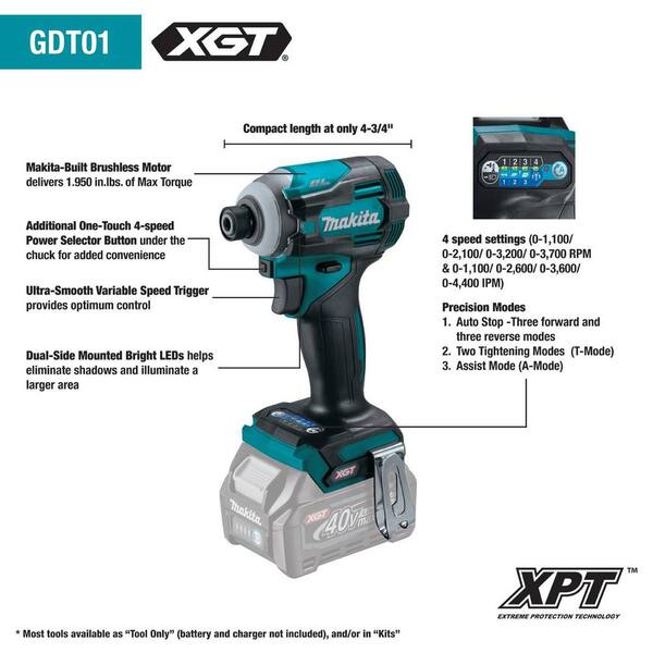 40V Max XGT Brushless Cordless 2-Pc. Combo Kit (Hammer Driver-Drill/Impact Driver) 2.5Ah