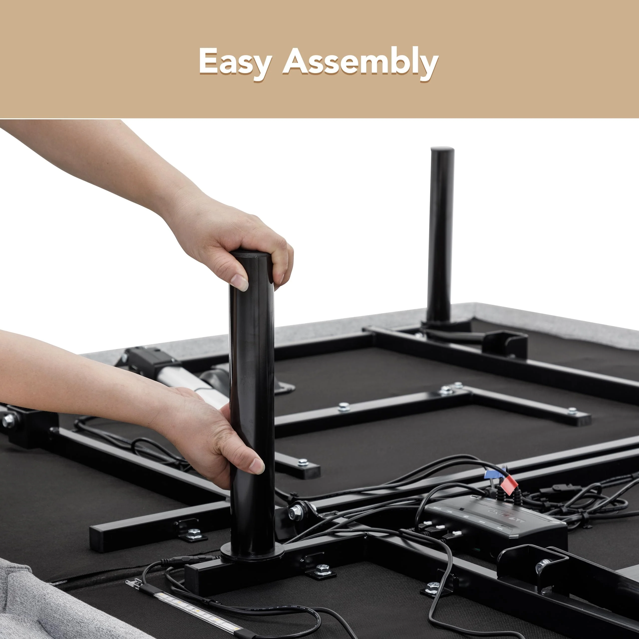 ASONLY Adjustable Bed Frame Queen with Massage