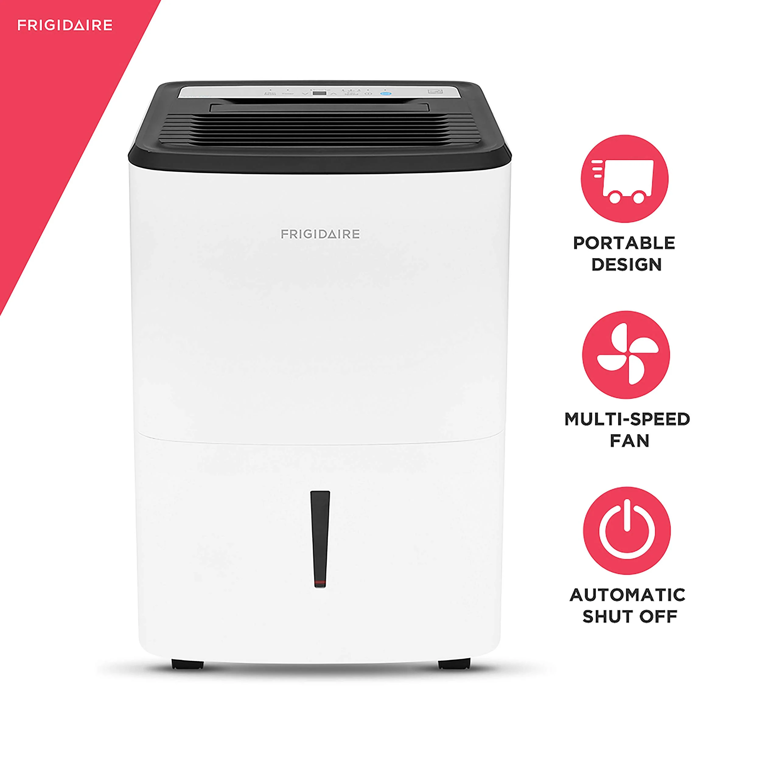 Frigidaire 50 Pint Dehumidifier with Pump. 4.500 Square Foot Coverage