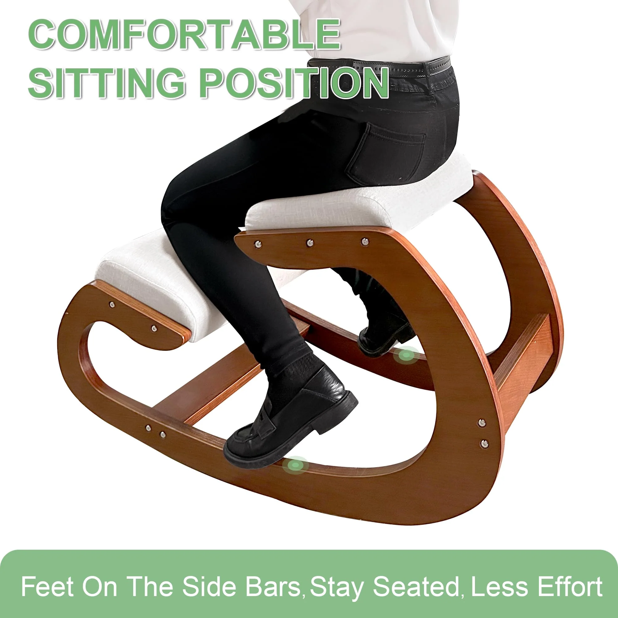 Predawn Ergonomic Kneeling Chair. Rocking Knee Chair