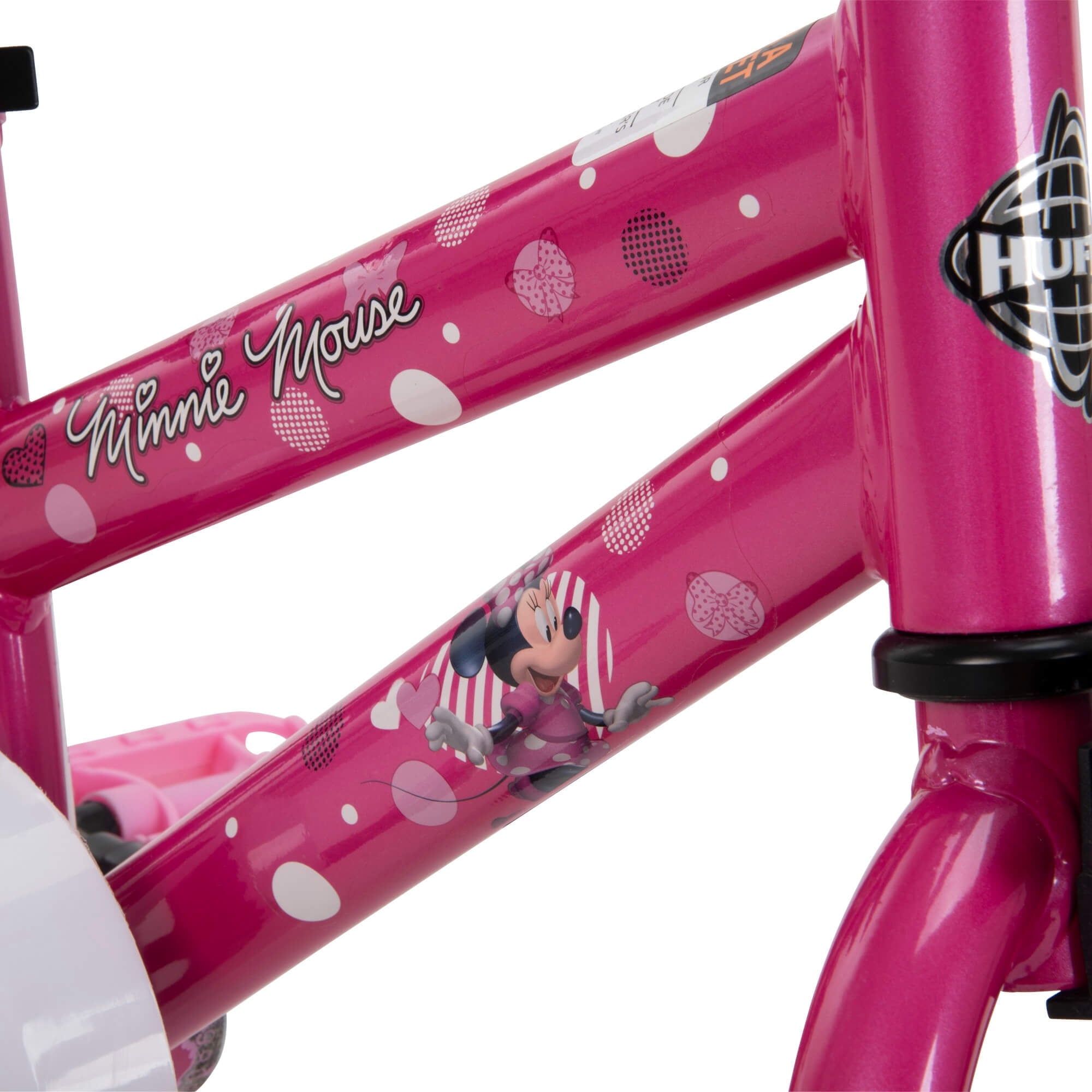 12 in. Minnie Mouse Bike with Training-Wheels for Girl's. Pink by Huffy