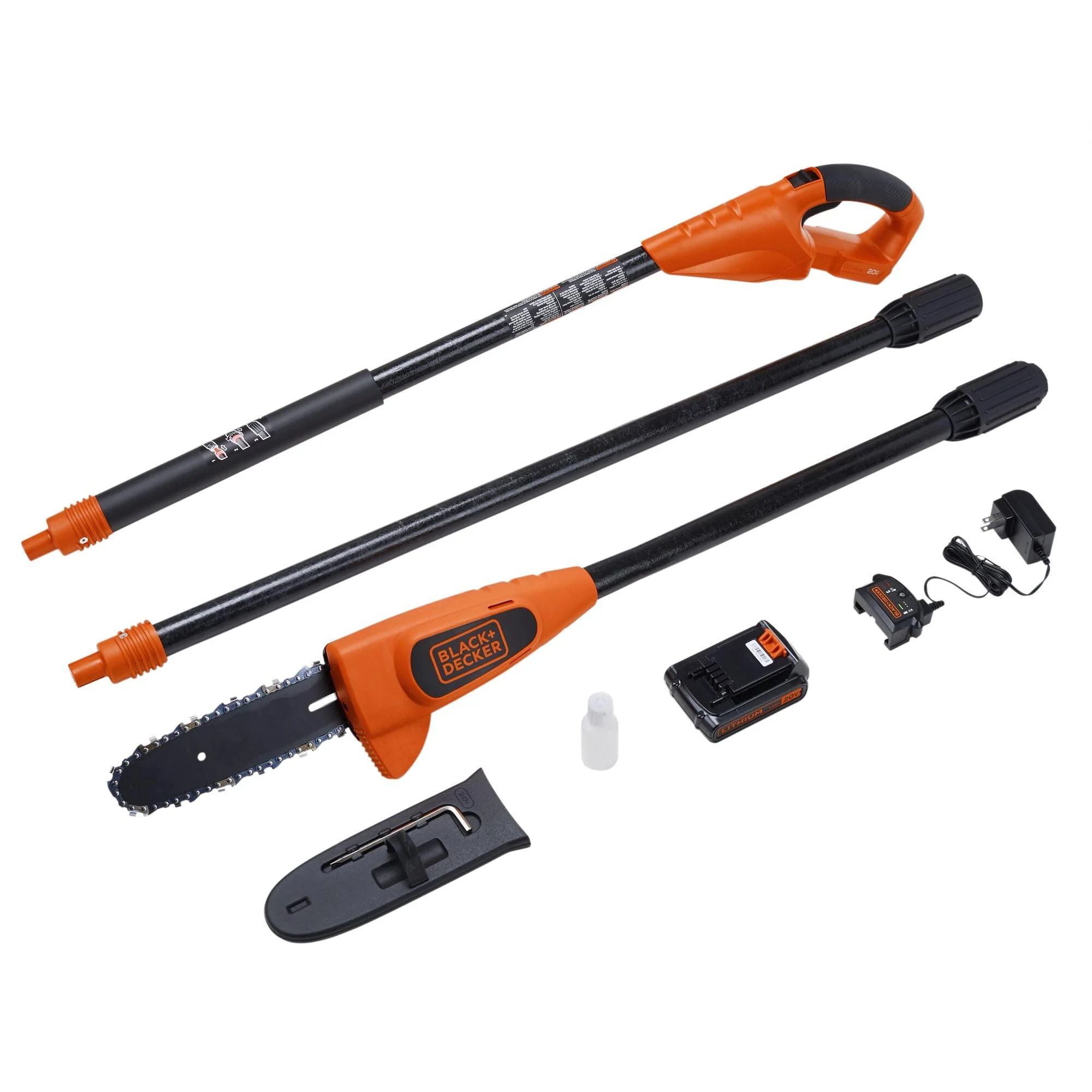 BLACK+DECKER Cordless 8 Inch 20V Max Pole Saw