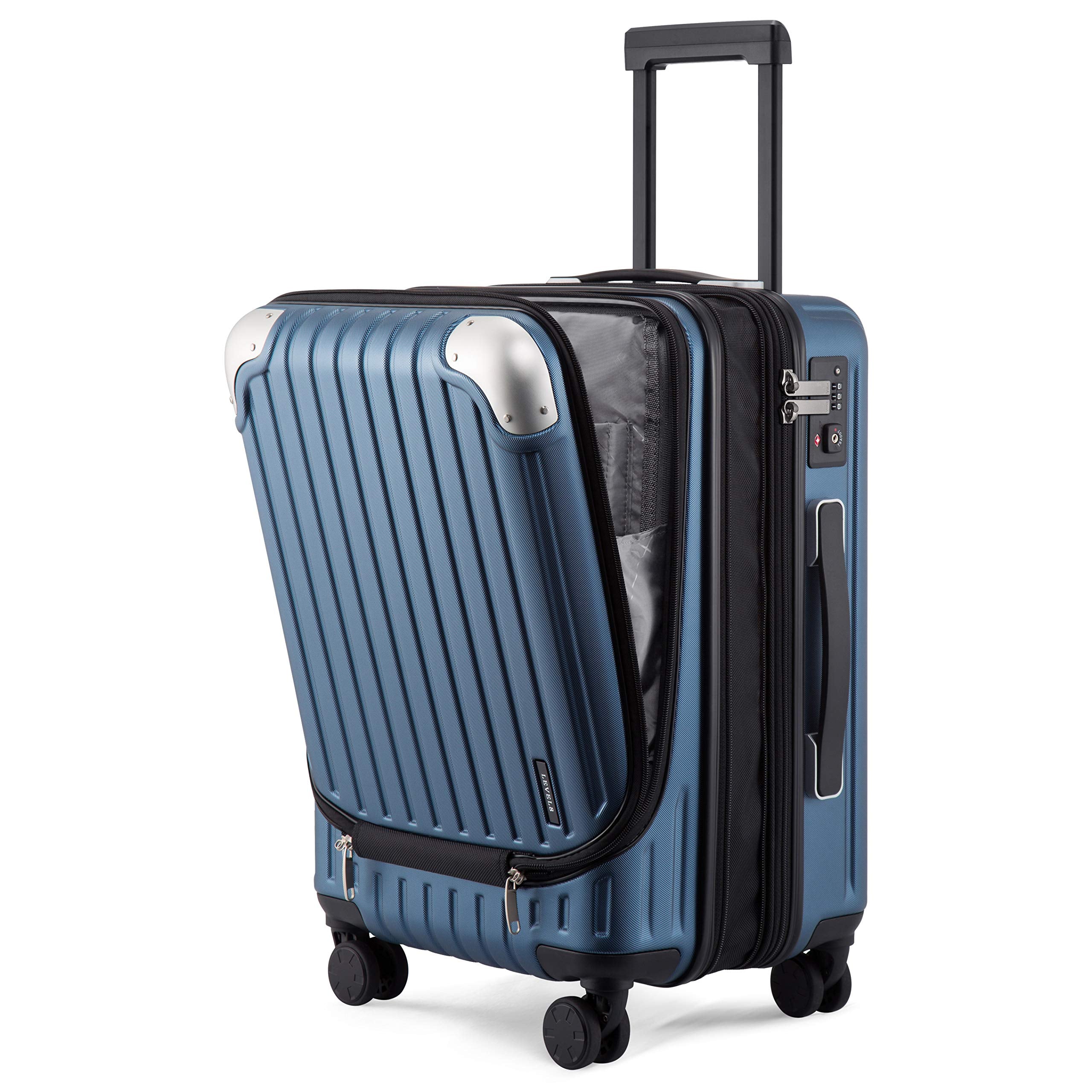 LEVEL8 Grace EXT 20 Carry On Luggage With Wheels
