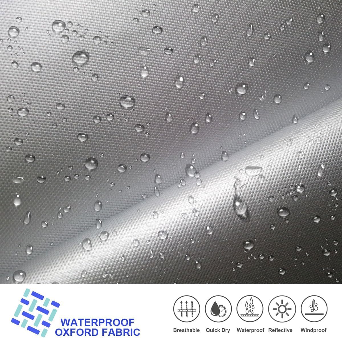 Kayme 300D Oxford Travel Trailer RV Cover. 28-31ft Camper Cover