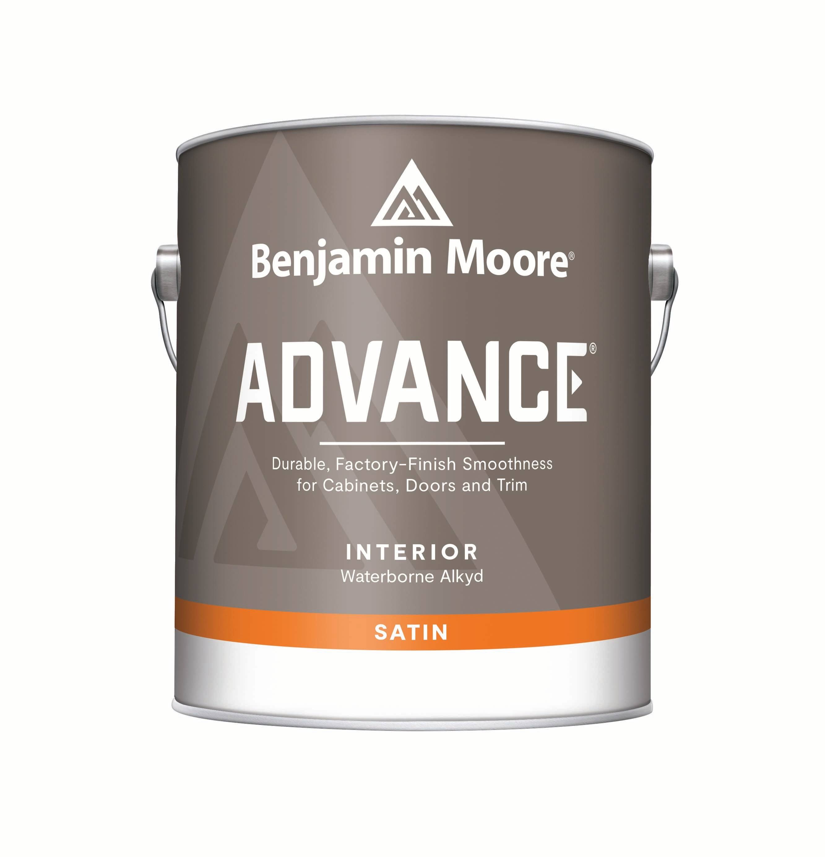 Benjamin Moore Advance Satin White Paint Interior 1 Gal