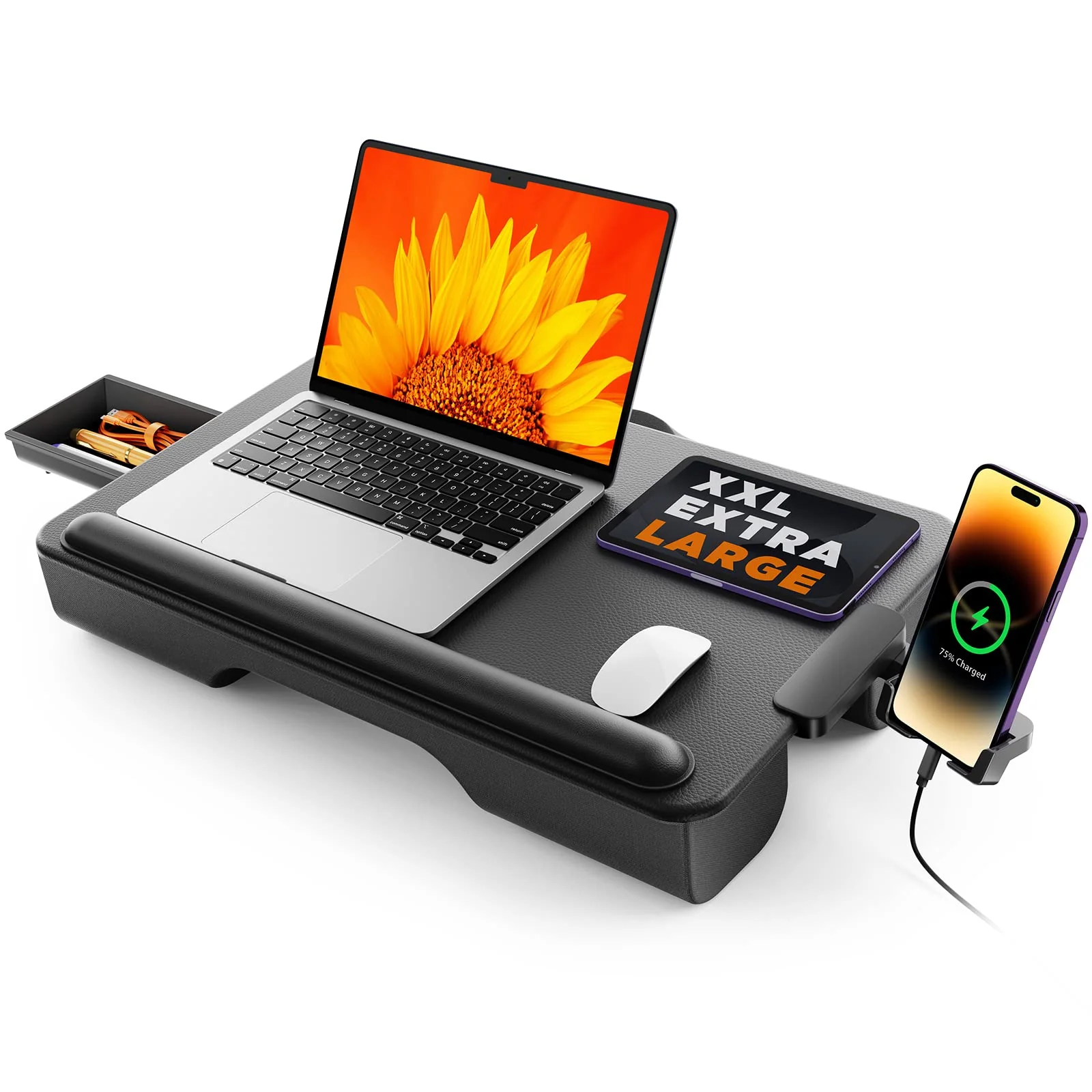 SAIJI Portable Laptop Desk. Fits Up to 17 Laptop & MacBook