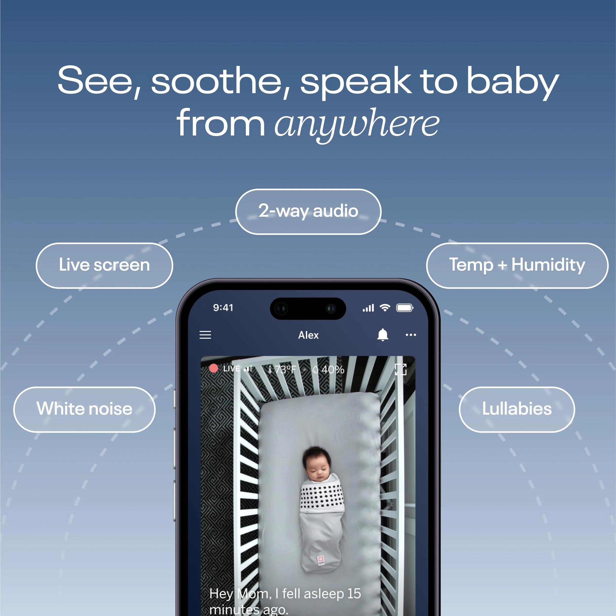 Nanit Pro Smart Baby Monitor & Floor Stand