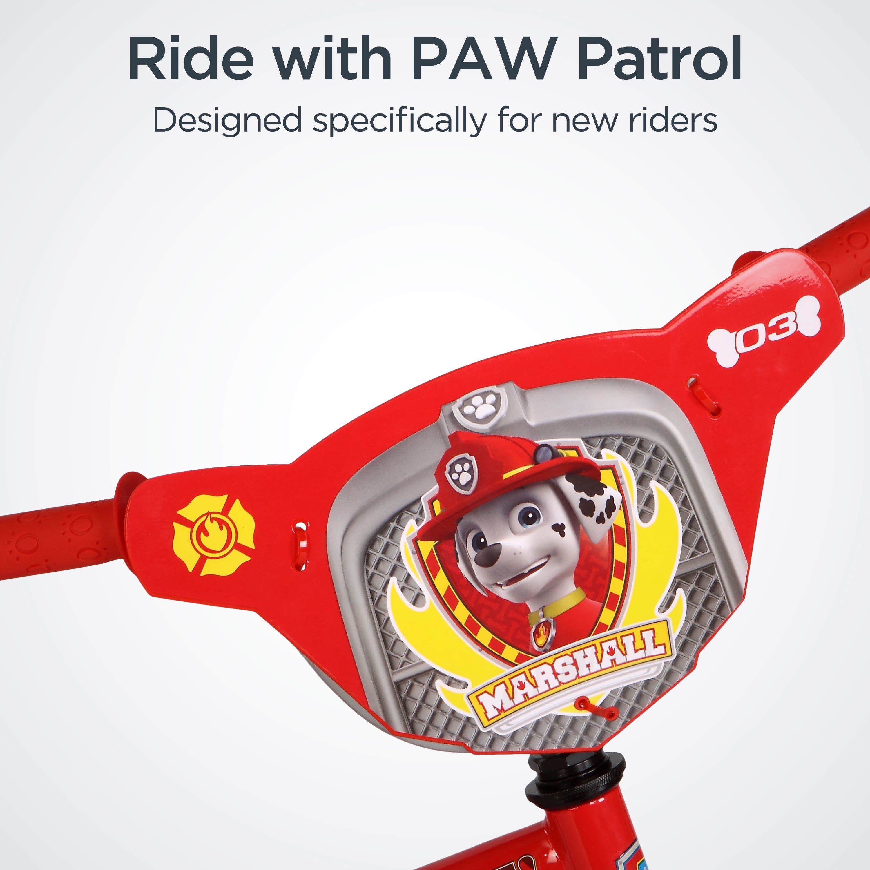 Paw Patrol Marshall 12in. Kids Bike By Schwinn. Ages 2 to 4. Red
