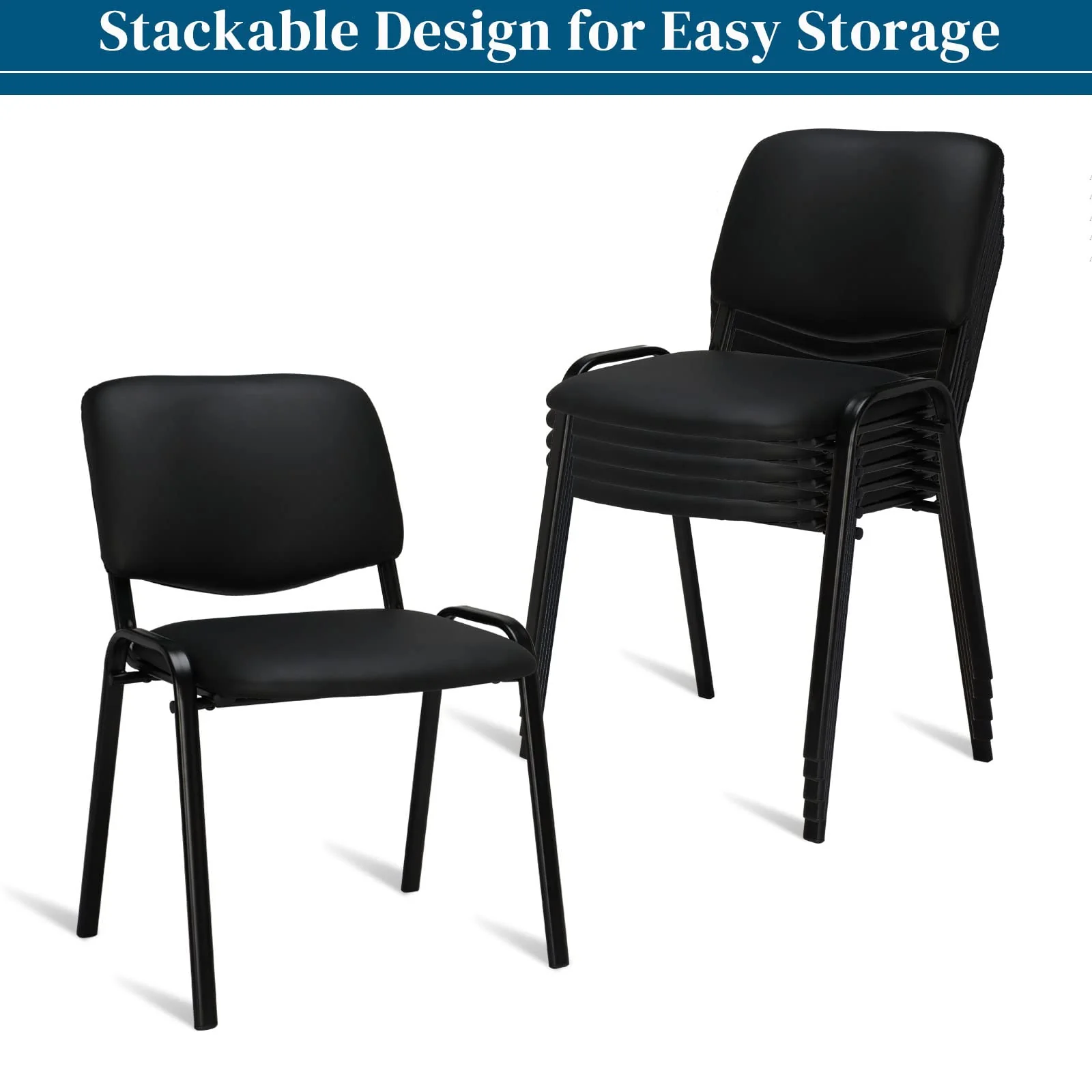 VINGLI Waiting Room Chairs. 5-Pack Conference Room Chairs