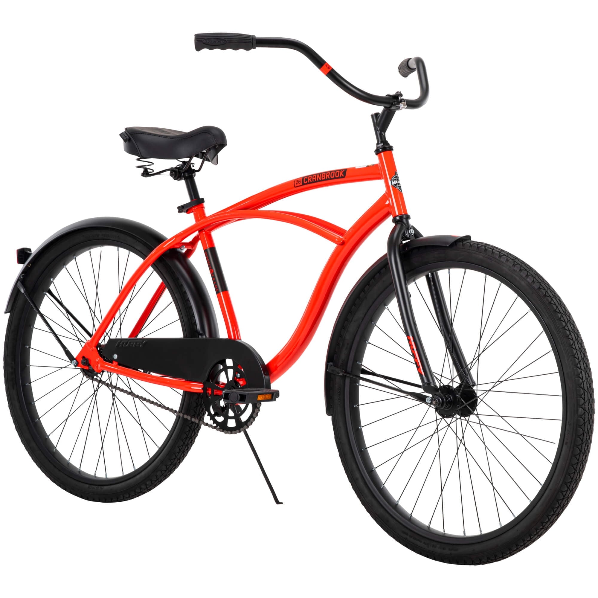 26 In. Cranbrook Men's Classic Beach Cruiser Comfort Bike. Red