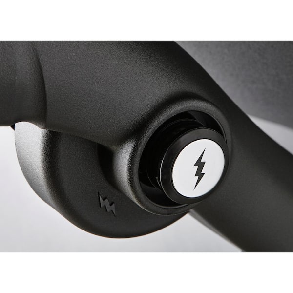 Q 3200 2-Burner Propane Gas Grill in Titanium with Built-In Thermomter