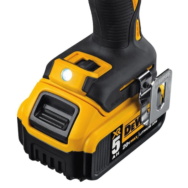 20V MAX XR Cordless Brushless 3-Speed 1/2 in. Hammer Drill with (2) 20V 5.0Ah Batteries and Charger