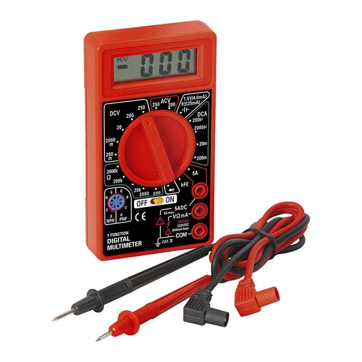 7 Function Digital Multimeter 63759