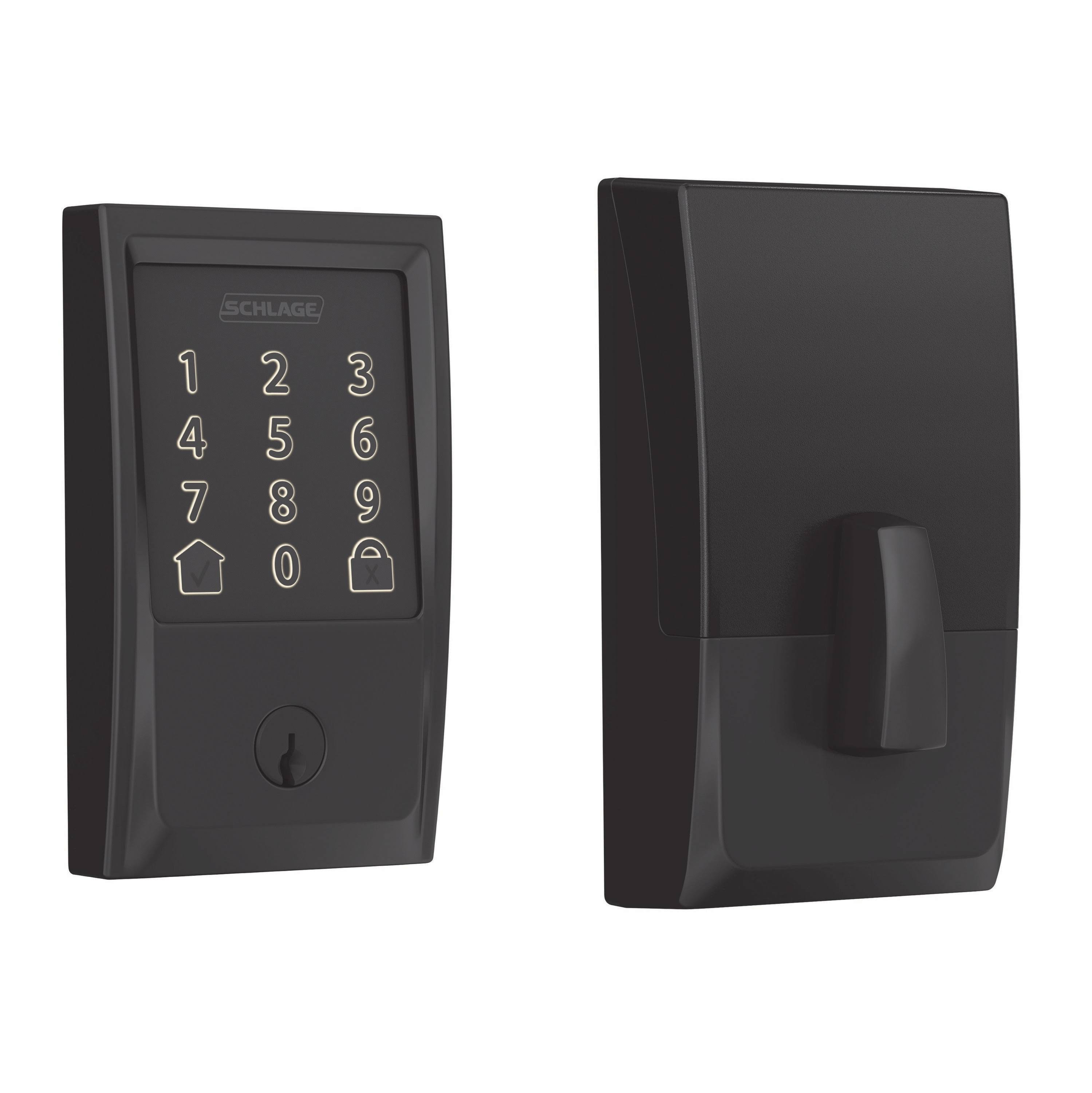 Schlage Encode Matte Black Metal WiFi Deadbolt