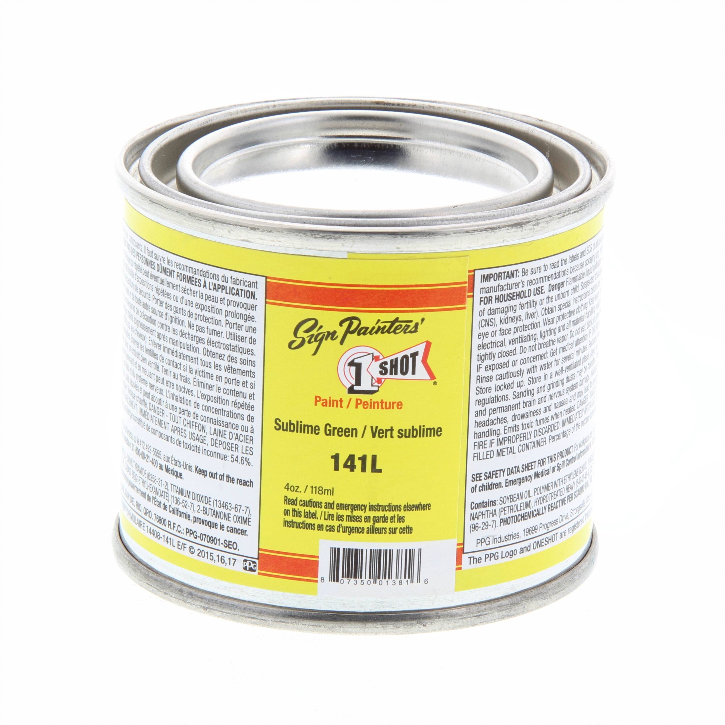 1 Shot Lettering Enamel 4oz - Sublime Green