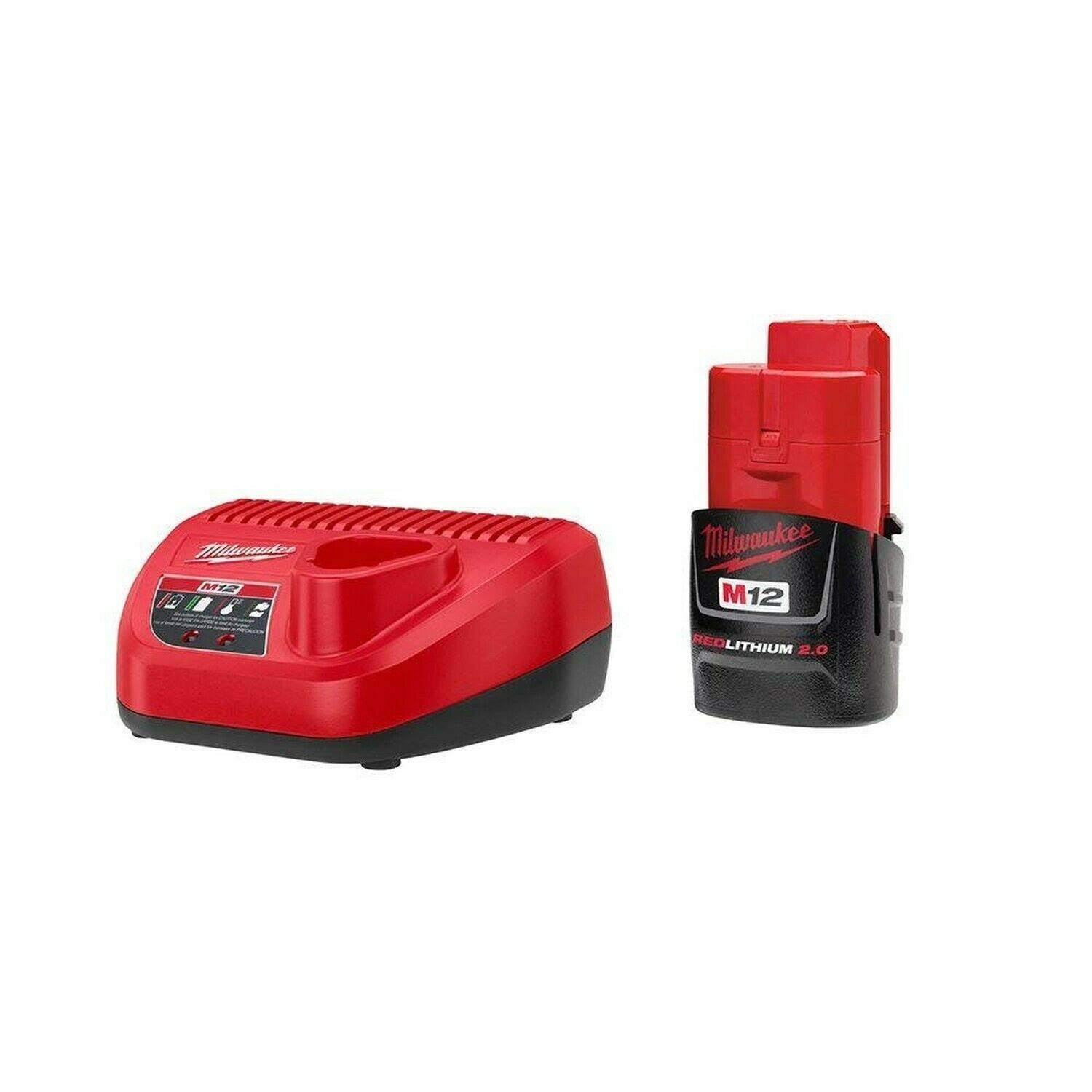 Milwaukee M12 2.0 Red Lithium Starter Kit