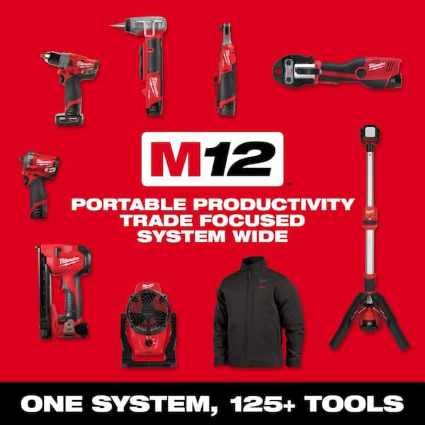 M12 FUEL 12-Volt Lithium-Ion Brushless Cordless 5/8 in. SDS-Plus Rotary Hammer Kit with XC High Output 5.0 Ah Battery
