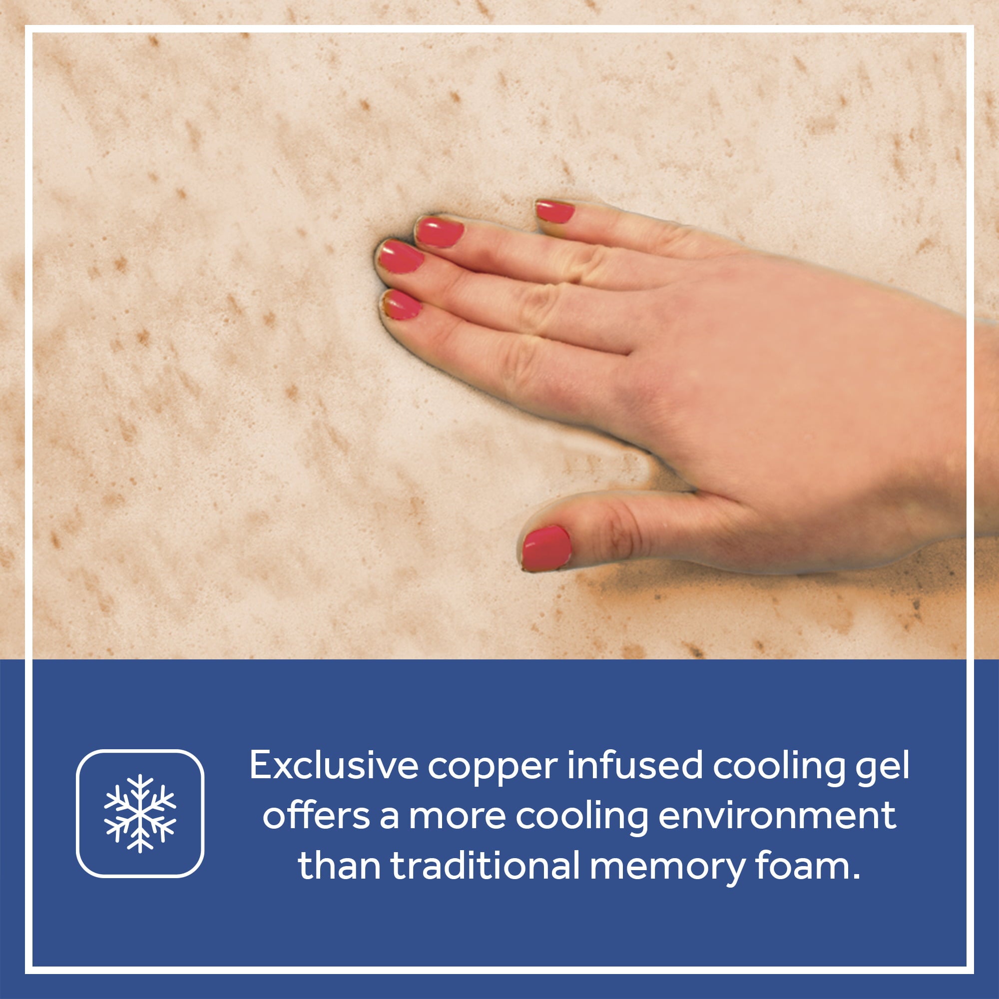 Celestial Cool Ultra-Premium 2-Stage Hybrid Antibacterial Crib & Toddler Mattress. Cool Copper Gel