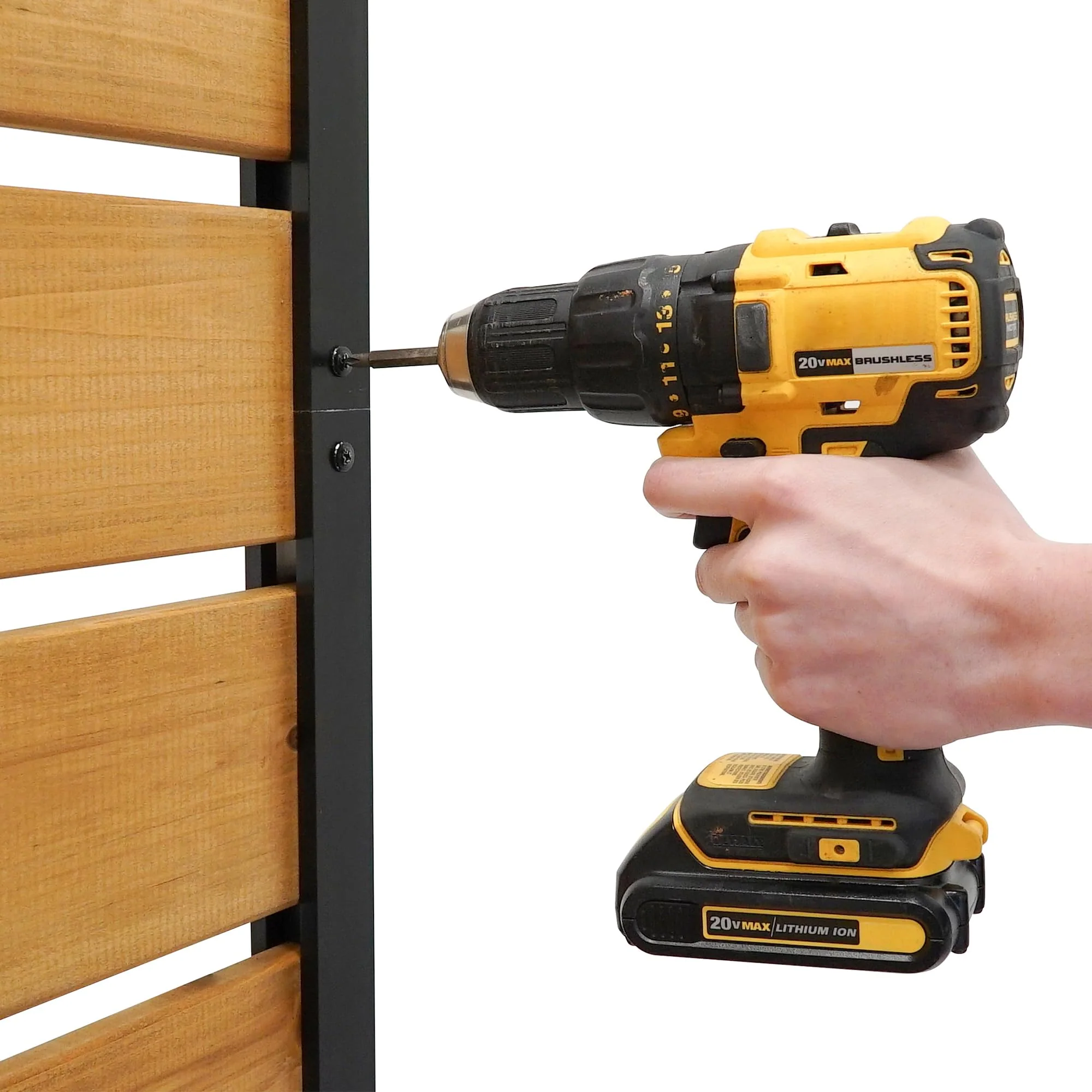 Enclo Privacy Screens 5ft H x 3.2ft W Concord Wood Outdoor Privacy Fence Screen