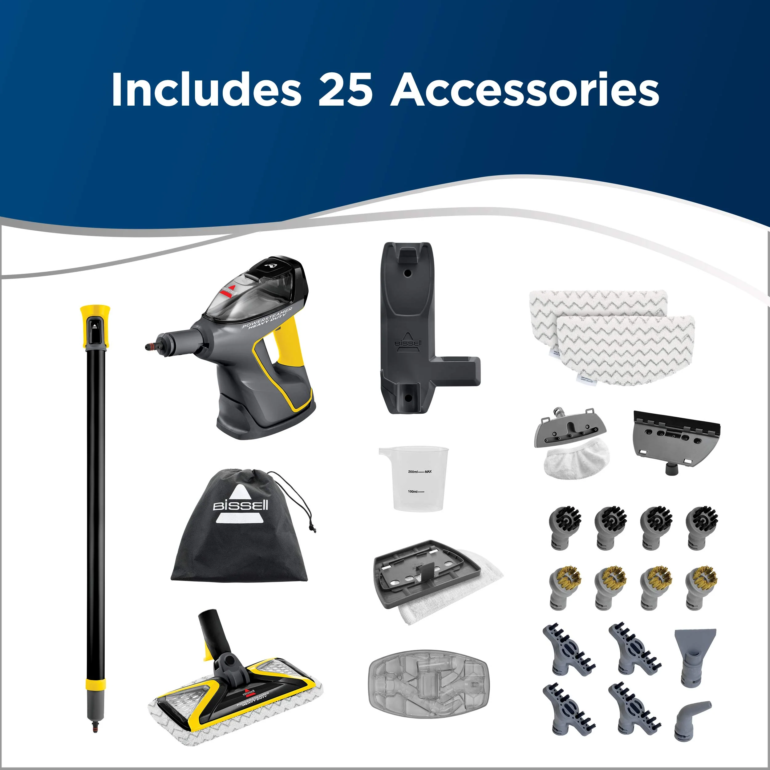 BISSELL Power Steamer Heavy Duty 3-in-1 Steam Mop