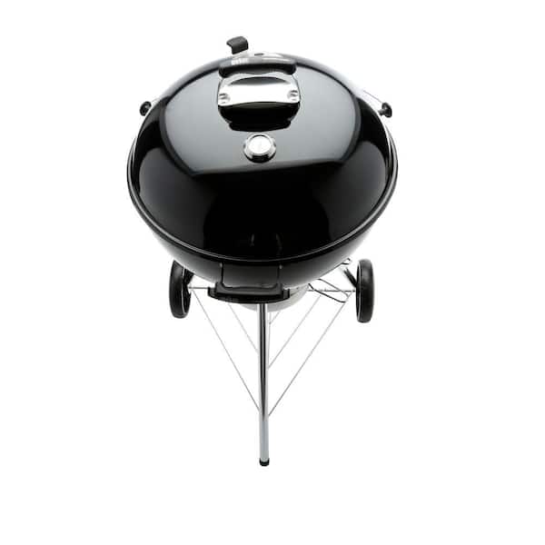 22 in. Master-Touch Charcoal Grill in Black with Built-In Thermometer