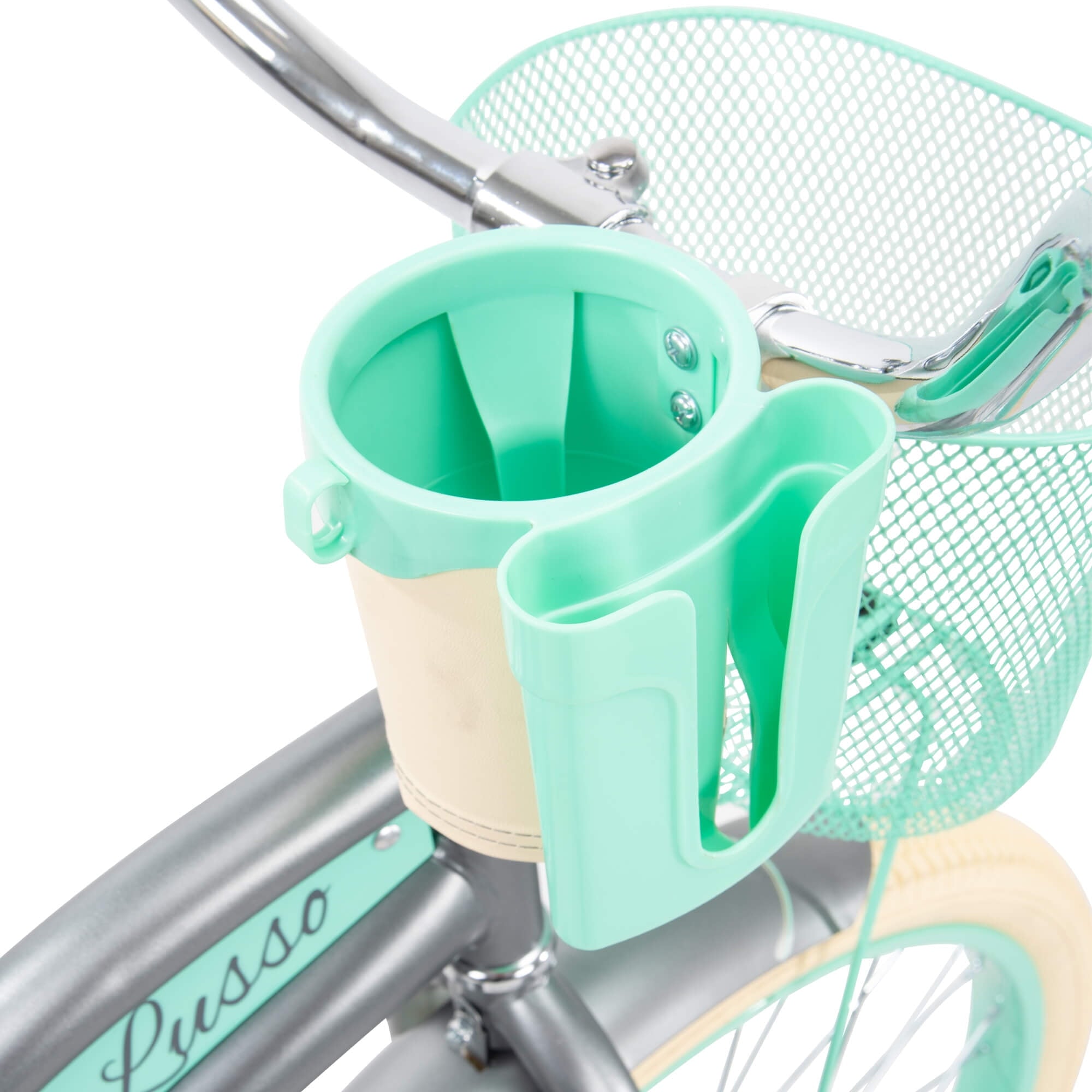 Nel Lusso Classic Cruiser Bike with Perfect Fit Frame. Women's. Gray. 26