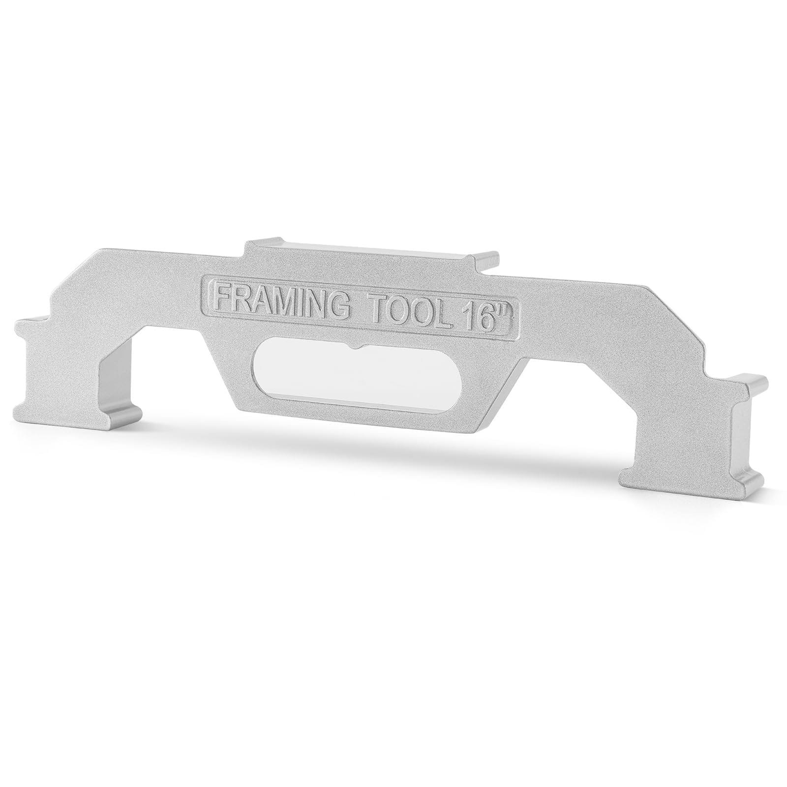 16 inch Framing Tools, Framing Stud Layout Tool, 16'' On-Center Precision Wall Stud Framing Tool, Stud Framing Spacer Tool, 100% Cast Aluminum