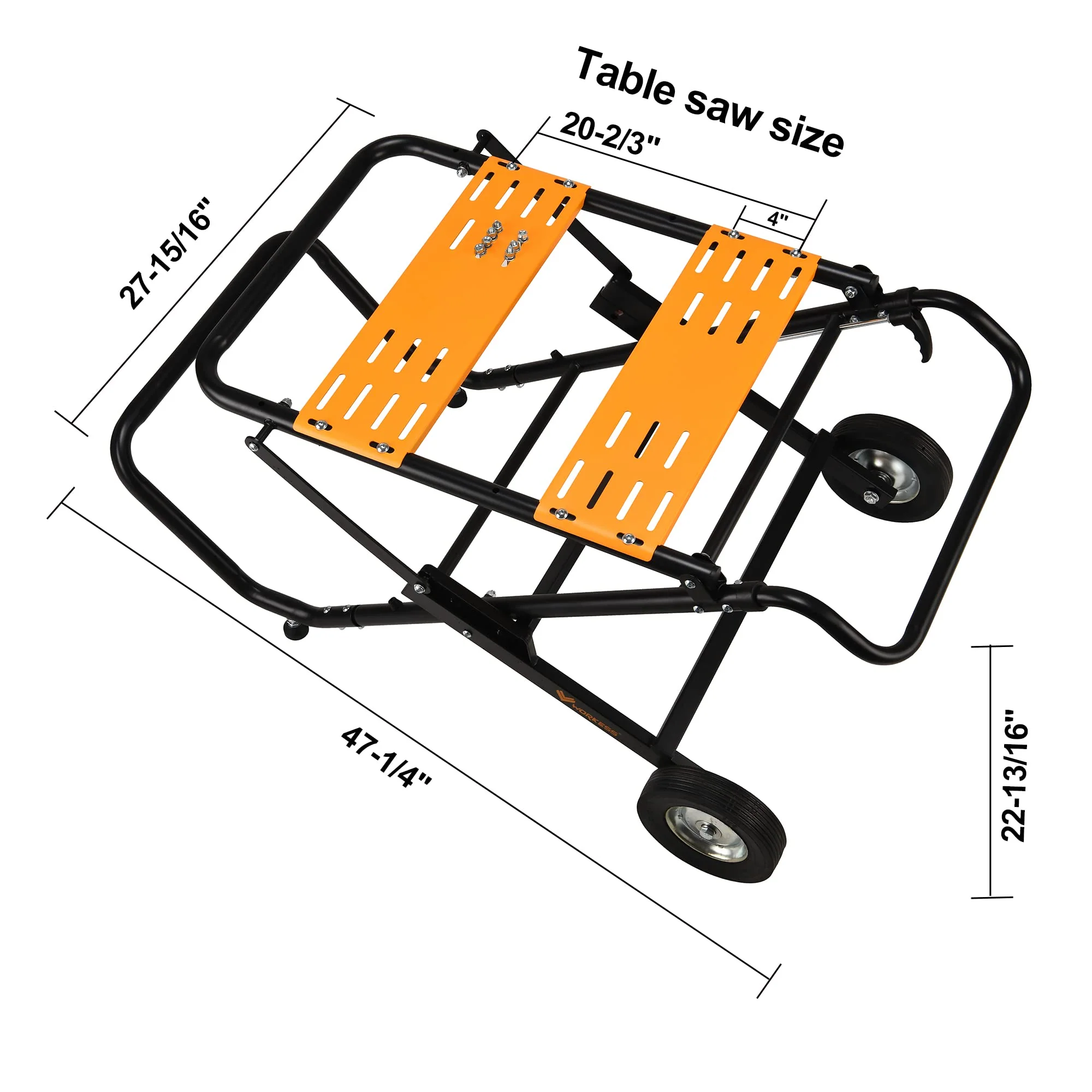 WORKESS Portable Table Saw Stand. 330 Lbs Load Capacity