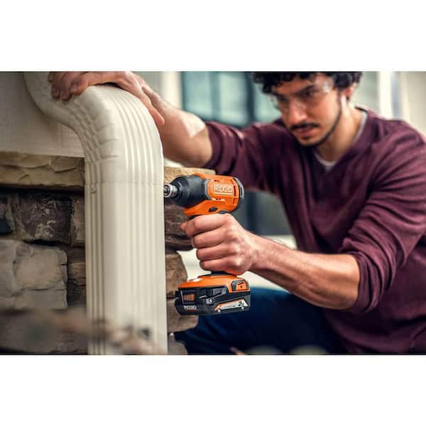 18V Cordless 8-Tool Combo Kit with (3) Batteries. Charger. and Bag with 18V 6.0 Ah MAX Output Batteries (2-Pack)