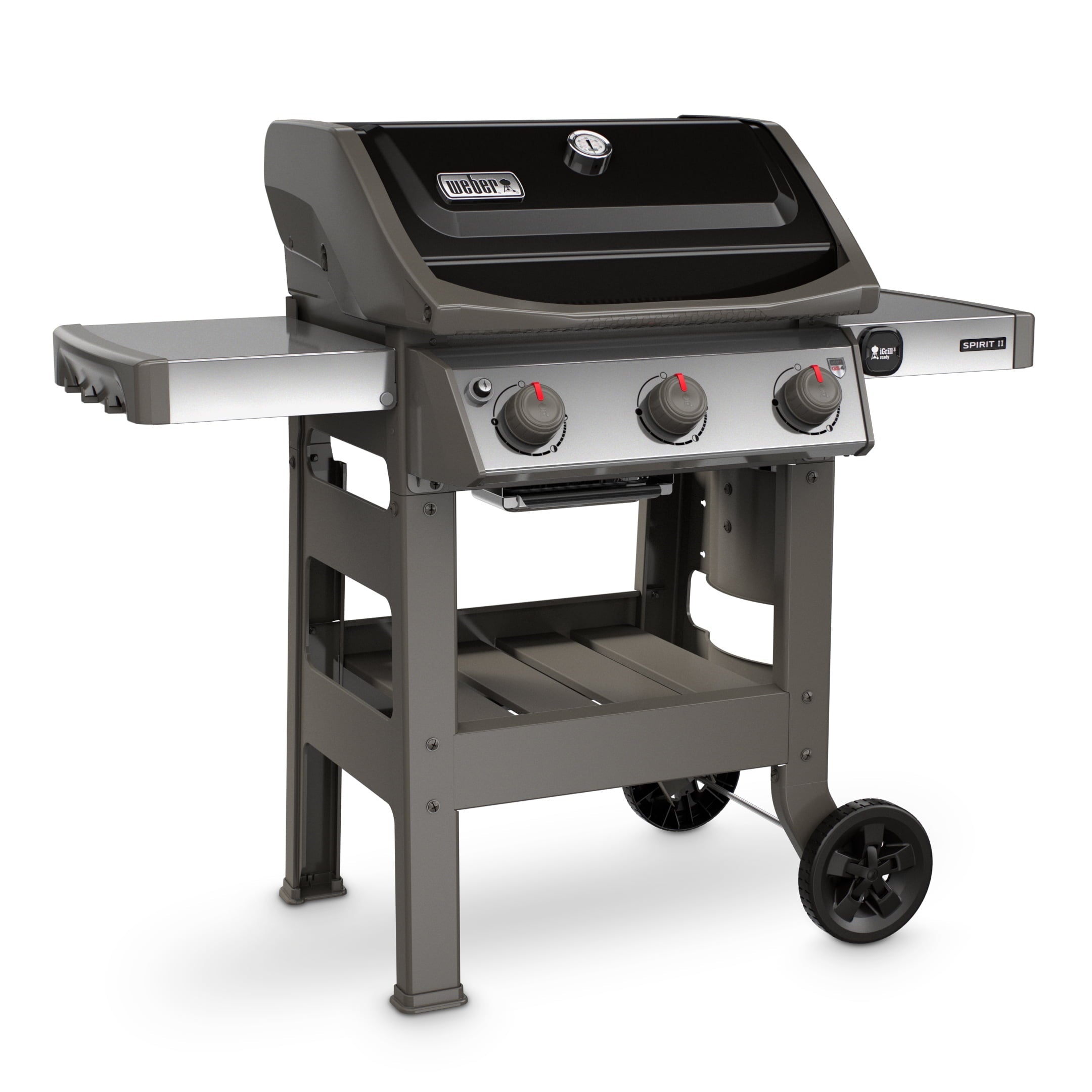 Spirit II E-310 Propane Gas Grill. Black