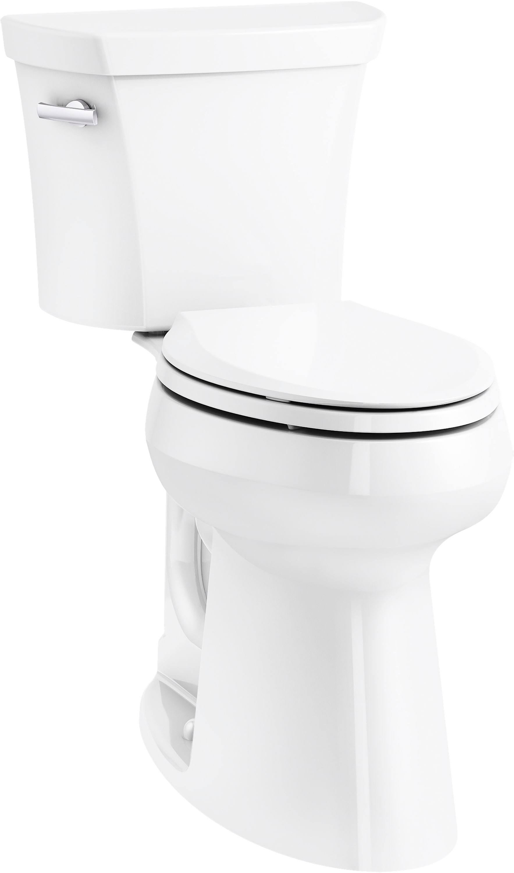 Kohler 25224-0 Highline Tall Two-Piece Elongated 1.28 GPF Tall Height Toilet White