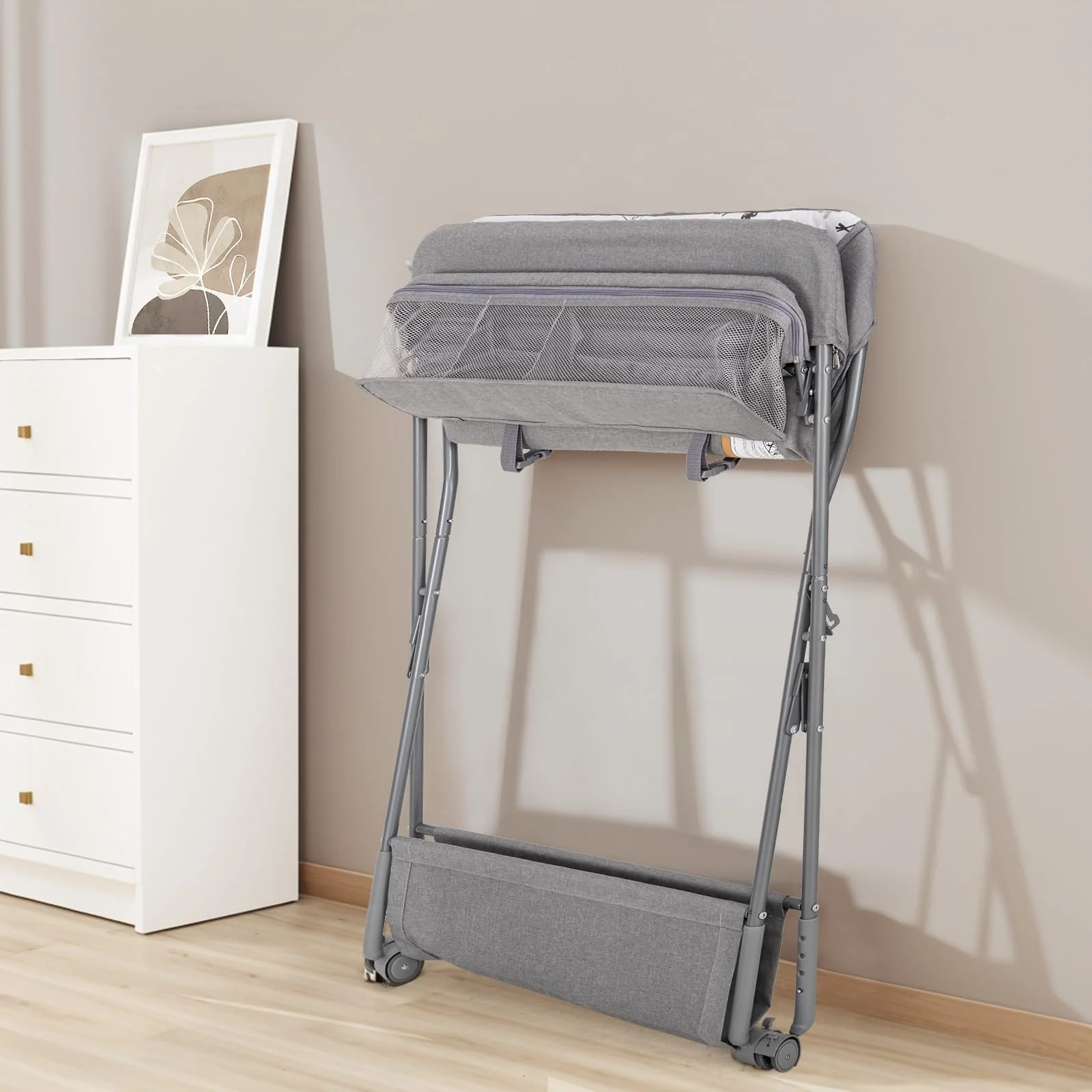 Maydolly Portable Height Folding Baby Changing Table
