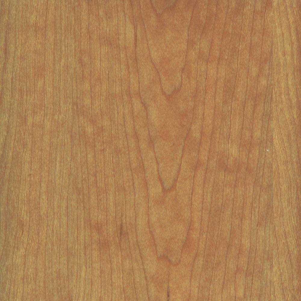 PureEdge 48 in. x 96 in. Cherry Real Wood Veneer with 10 Mil Paperback Red 0903896