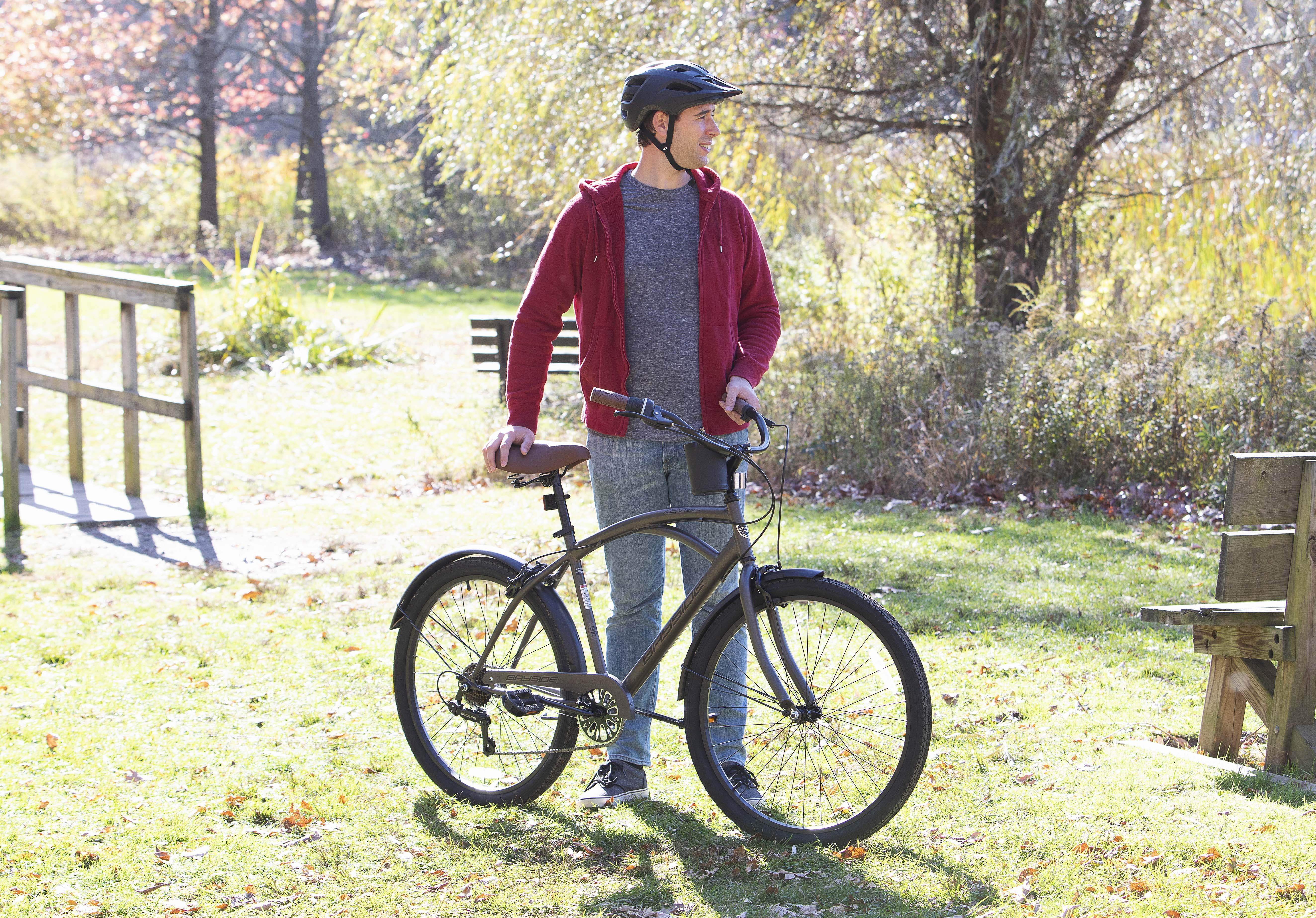 26 In. Bayside Men's Cruiser Bike. Satin Cocoa