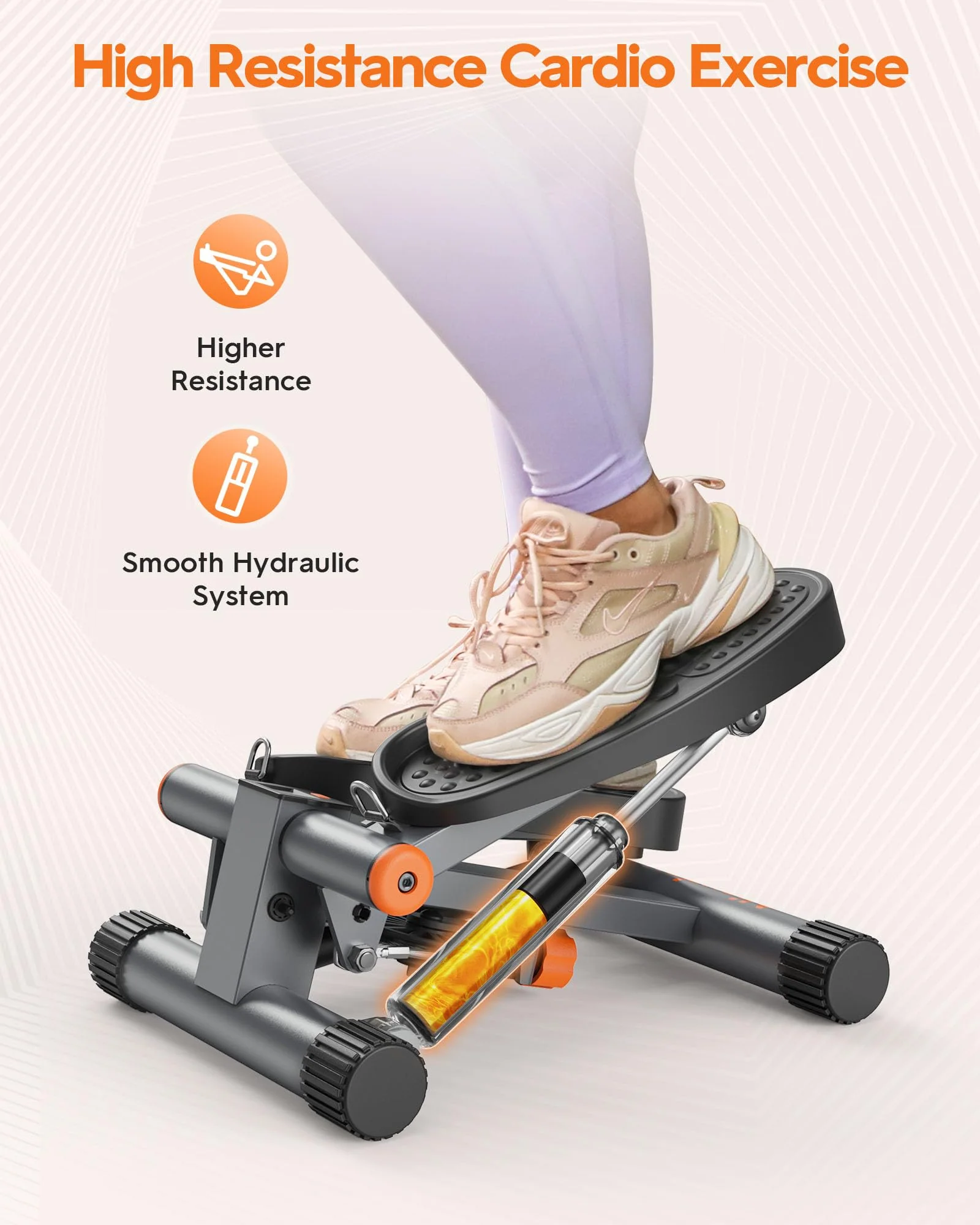 Niceday Mini Stair Stepper with Resistance Bands