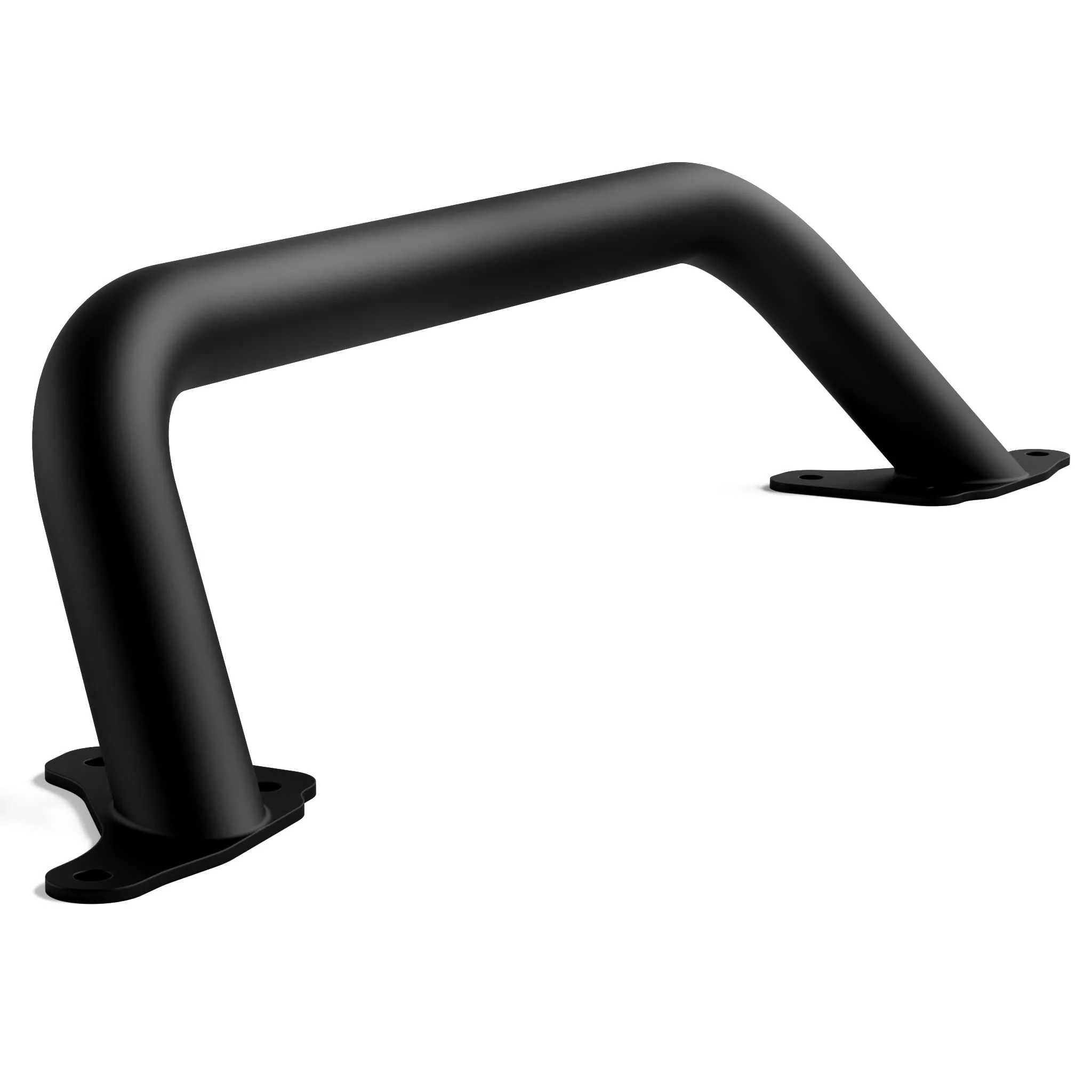 RockTrix Black Front Brush Guard. Steel Bar Grille Guard