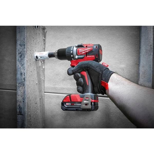 M18 18V Lithium-Ion Brushless Cordless Compact Drill/Impact Combo Kit (2-Tool) W/ Titanium Drill Bit Set