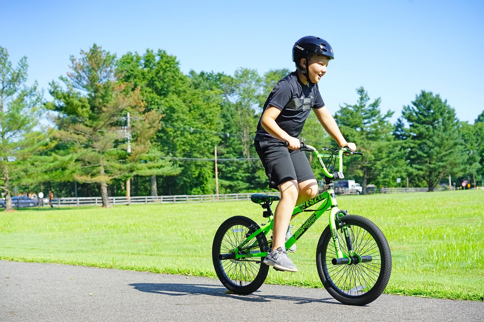 20 Thruster Chaos BMX Boy's Bike. Green