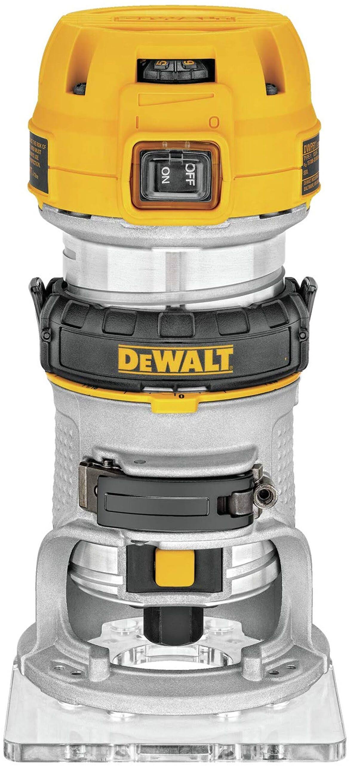 DeWalt Router Fixed Base Variable Speed 1-1/4-hp Max Torque (dwp611)