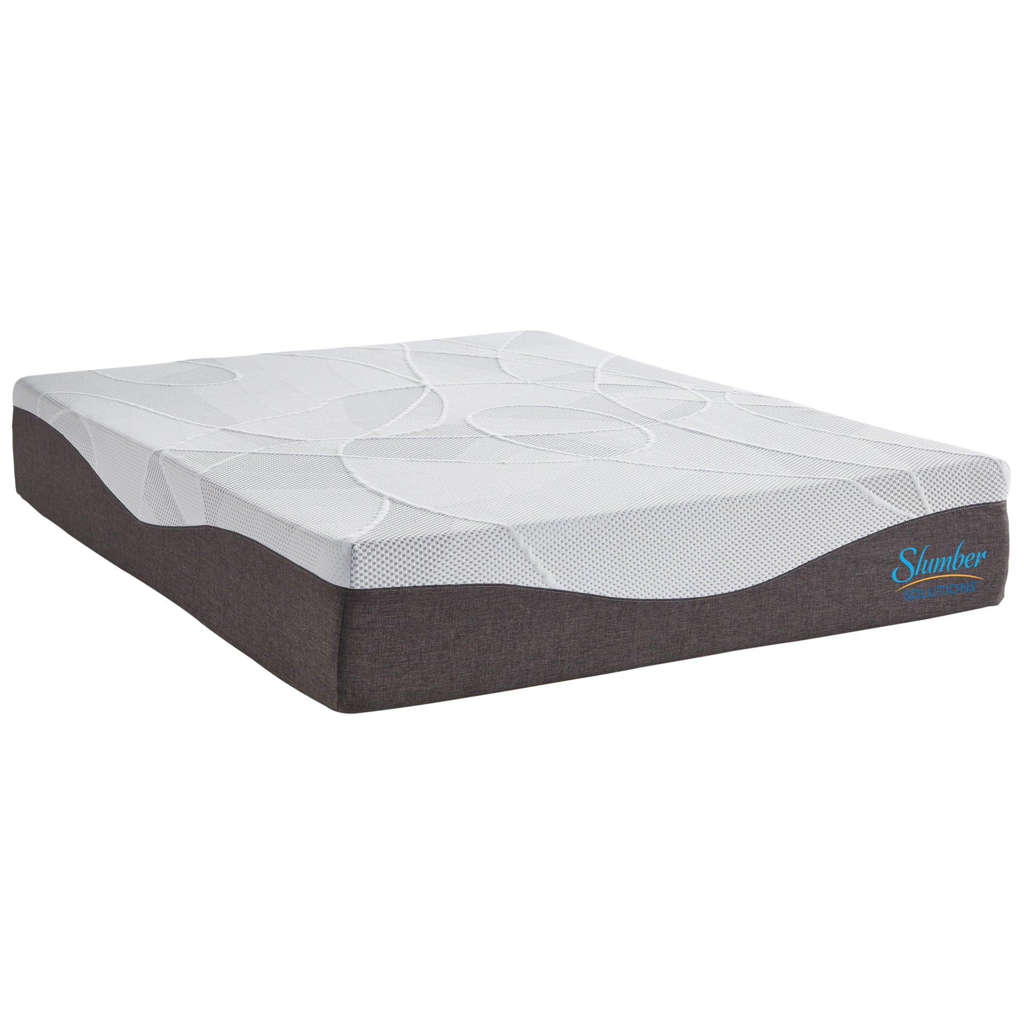 Solutions Renew 12 Customize Your Comfort Gel Foam Mattress-In-A-Box. Plush. Twin