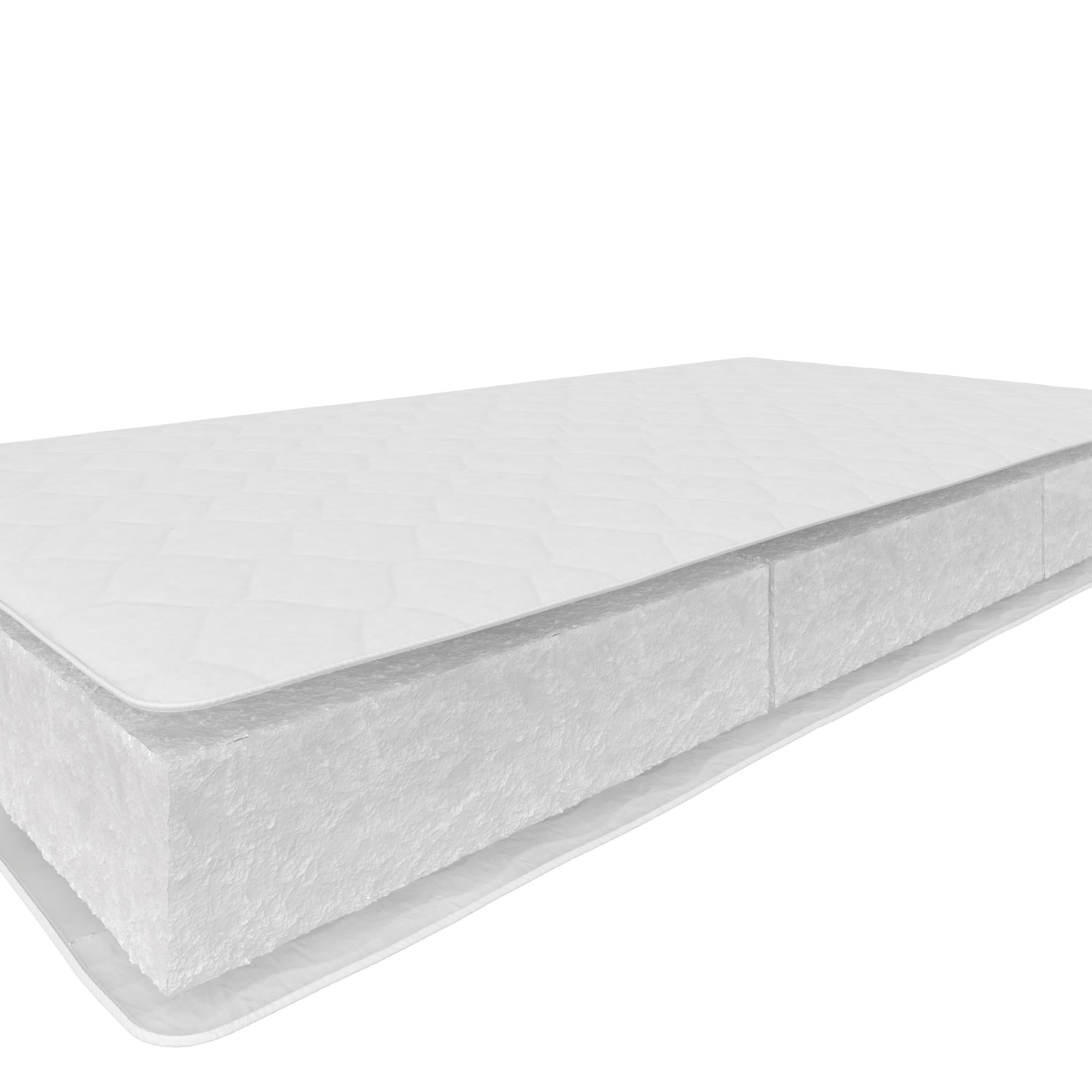 Sleep 6 Inch Thermobonded High Density Polyester Fill Mattress. Twin Size