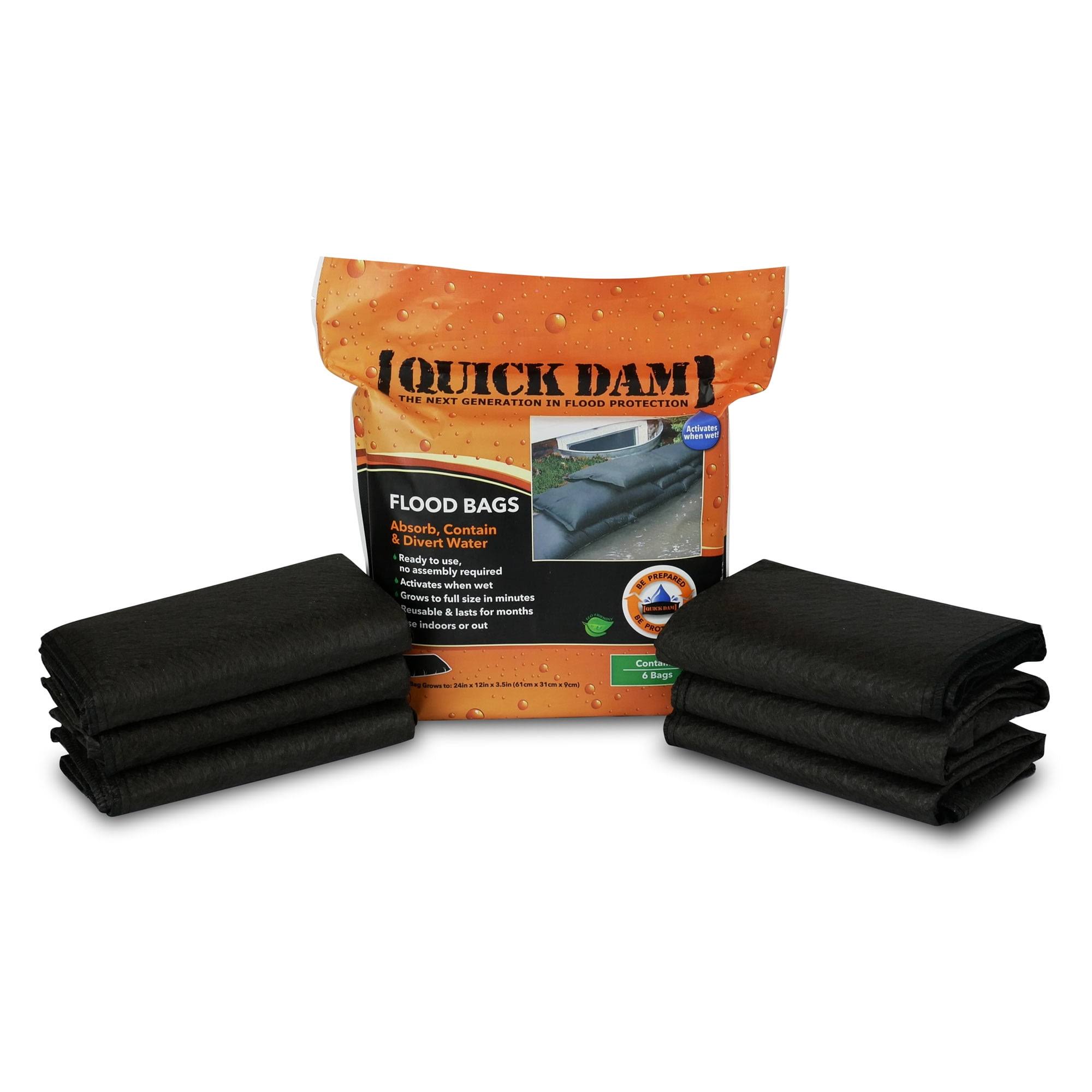Quick Dam Sandless Sandbags - 6 Pack