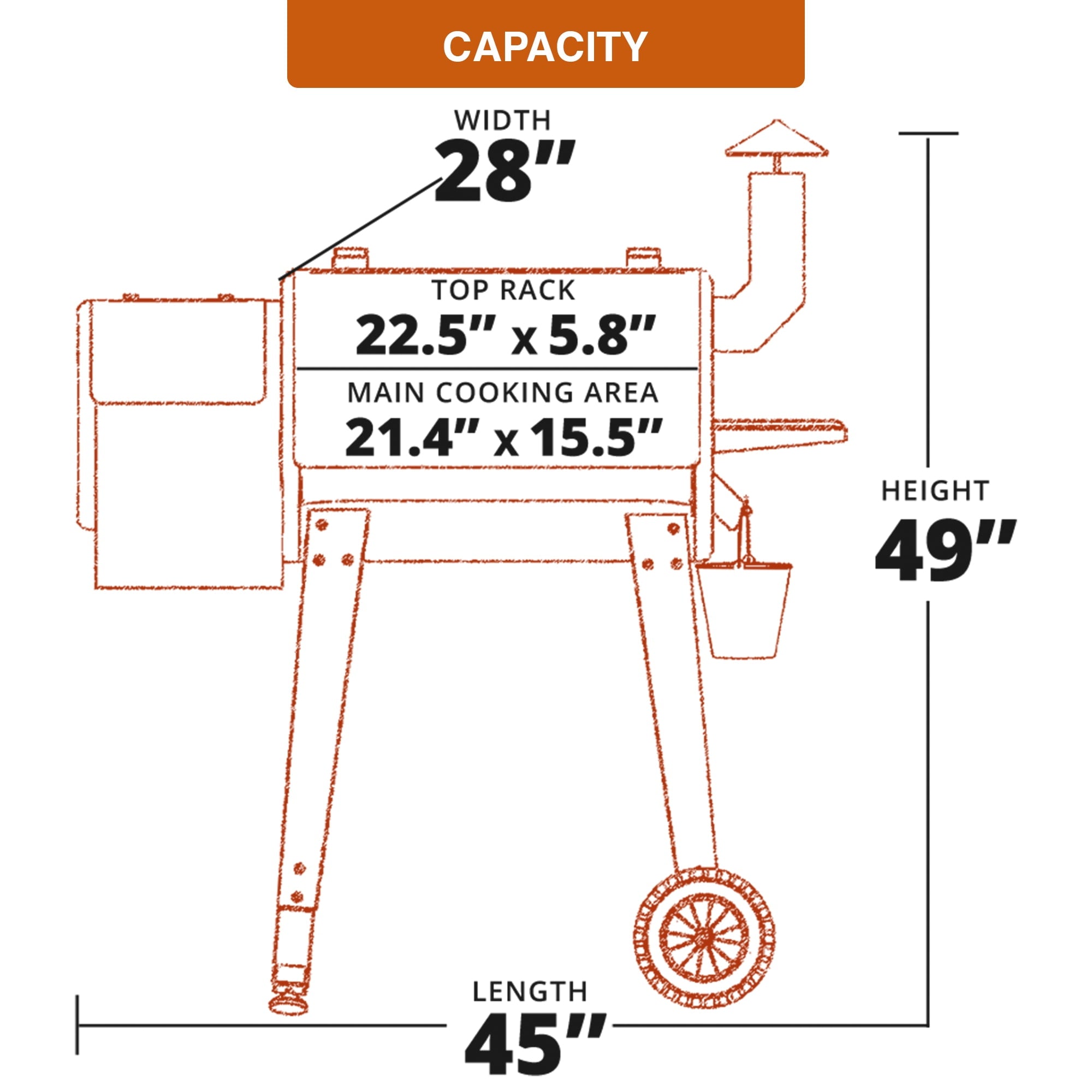 GRILLS ZPG-450A3 Wood Pellet Grill & Smoker 8-in-1 BBQ 2022 model. Black