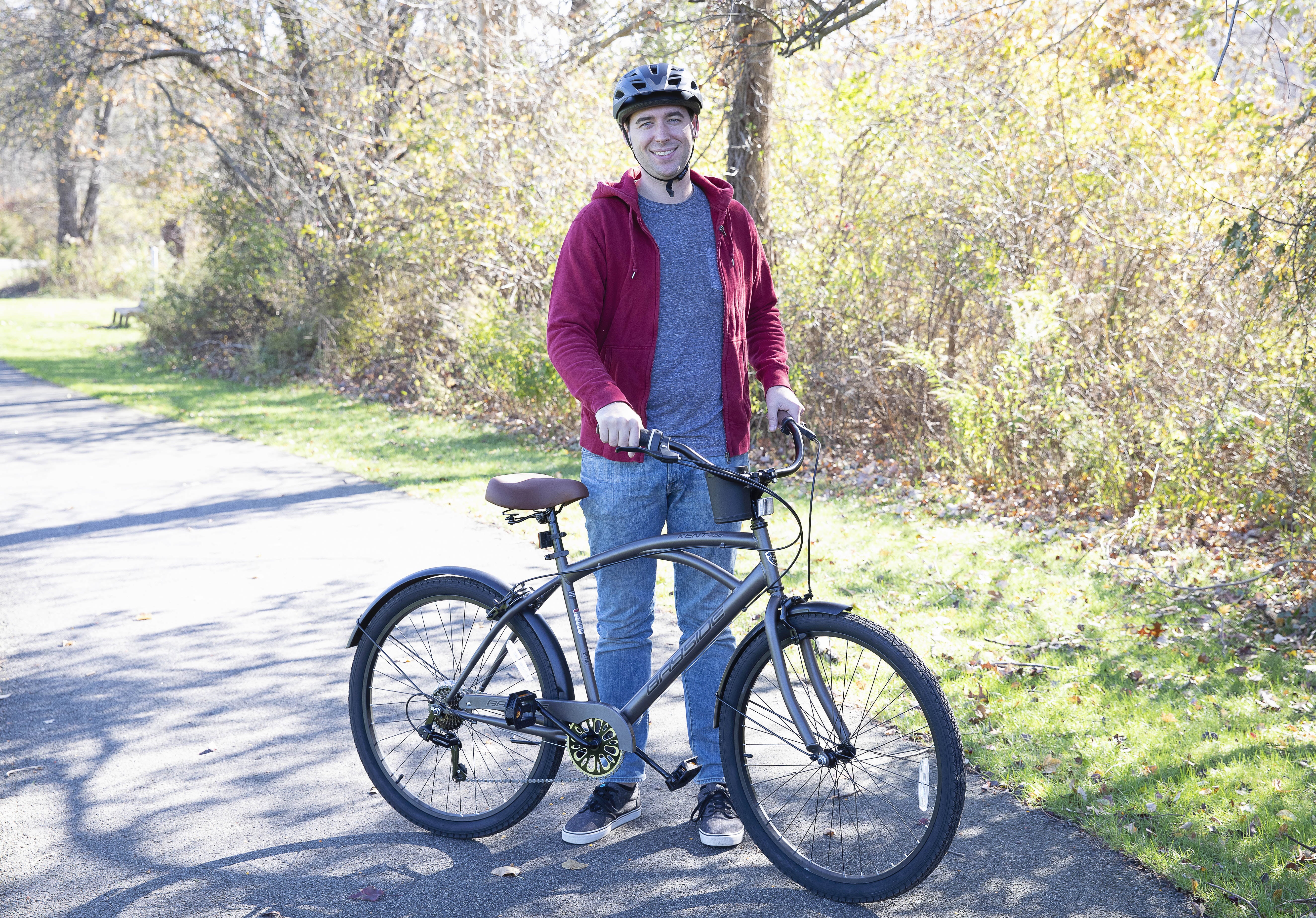 26 In. Bayside Men's Cruiser Bike. Satin Cocoa