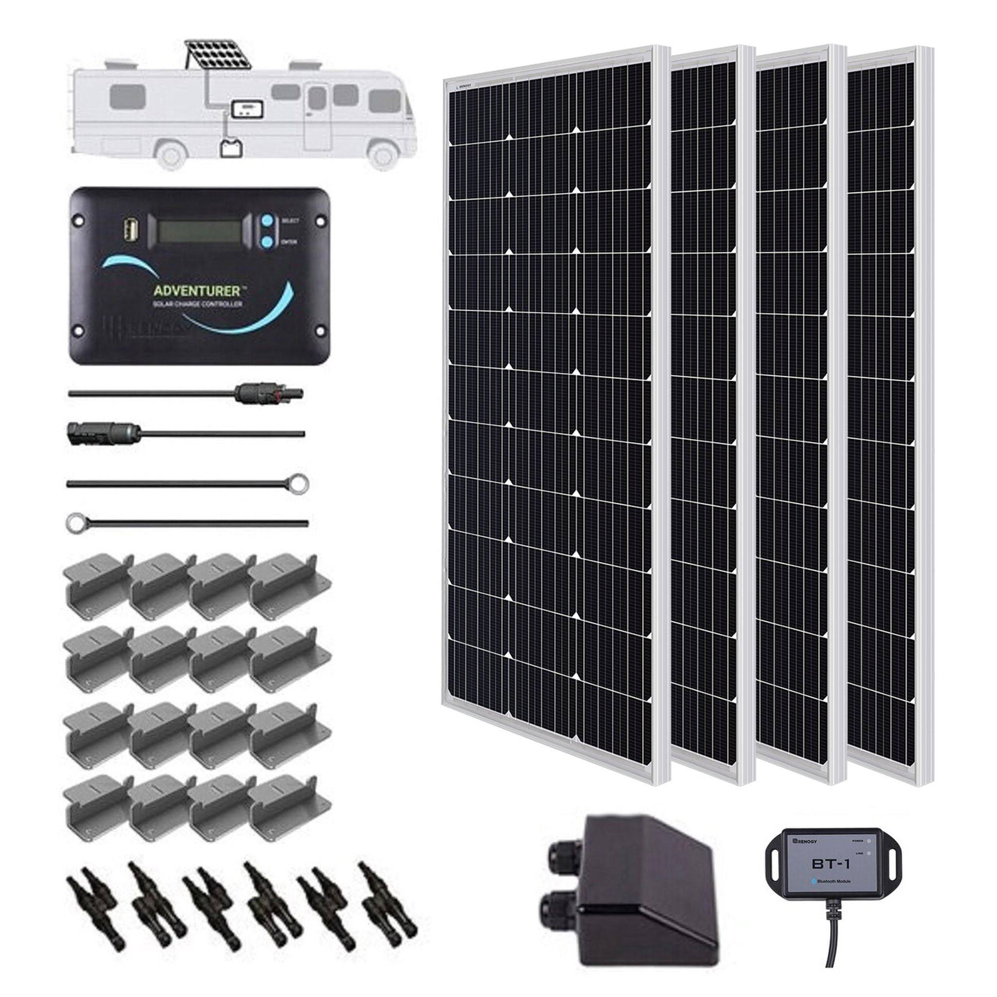 Renogy 400 Watt 12 Volt Monocrystalline Solar RV Kit
