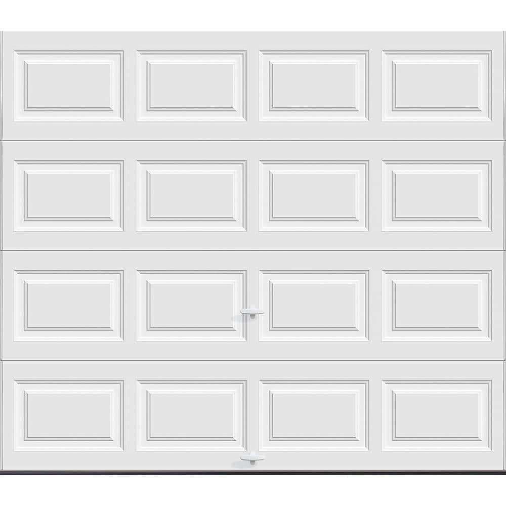 Clopay 111377 Classic Collection 9 ft. x 7 ft. 6.5 R-Value Insulated Solid White Garage Door