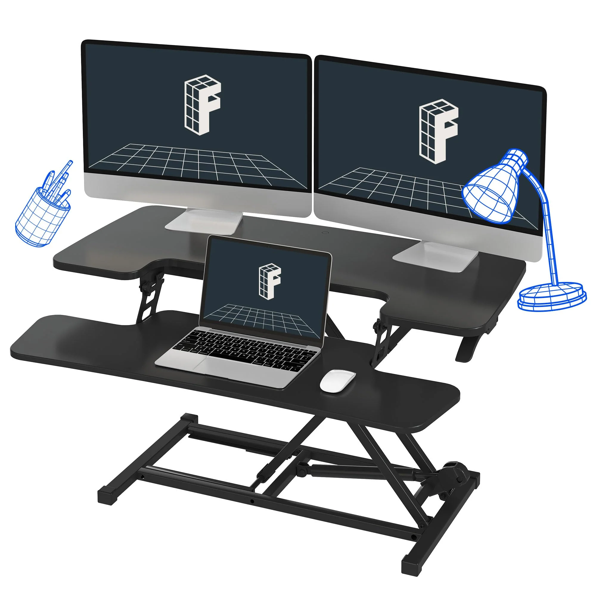 FLEXISPOT 35 Inch Adjustable Computer Workstation