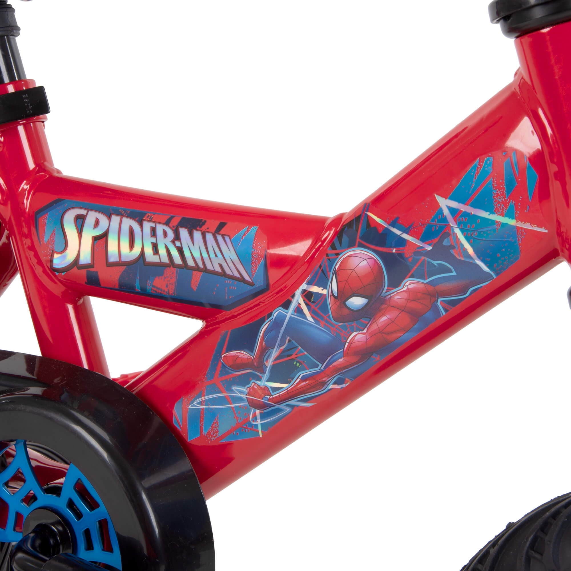 Marvel Spider-Man Bike with Training Wheels. for Boys'. Red by Huffy
